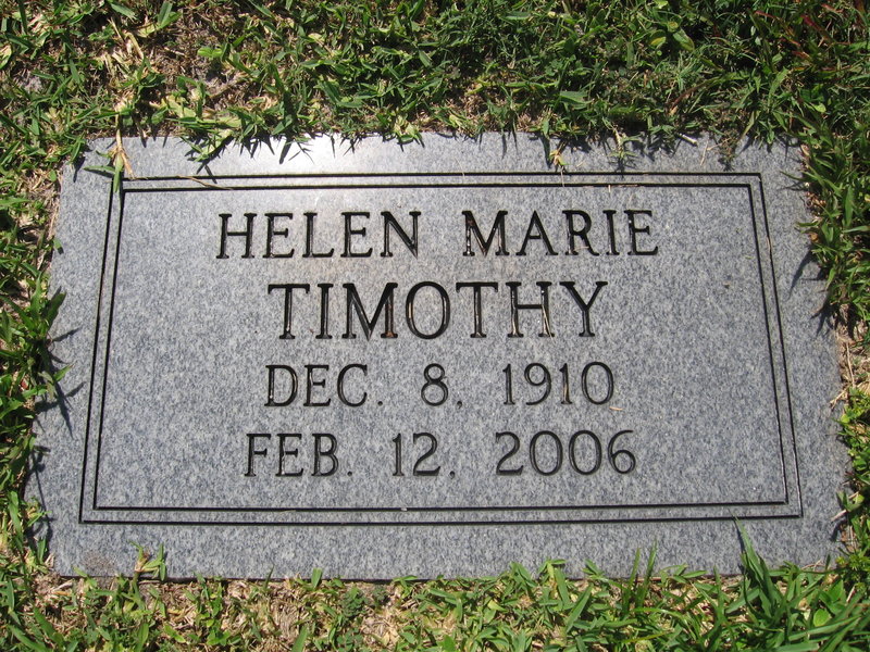 Helen Marie Timothy