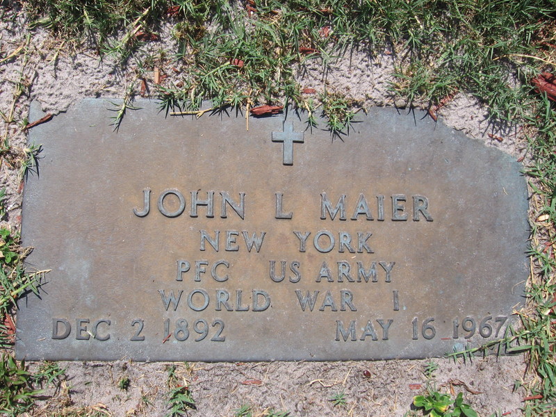 PFC John L Maier