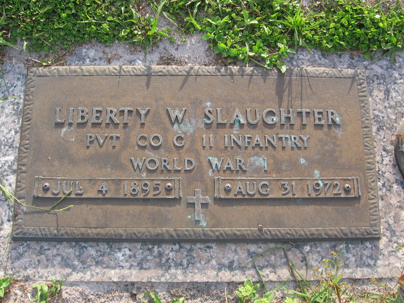 Pvt Liberty W Slaughter