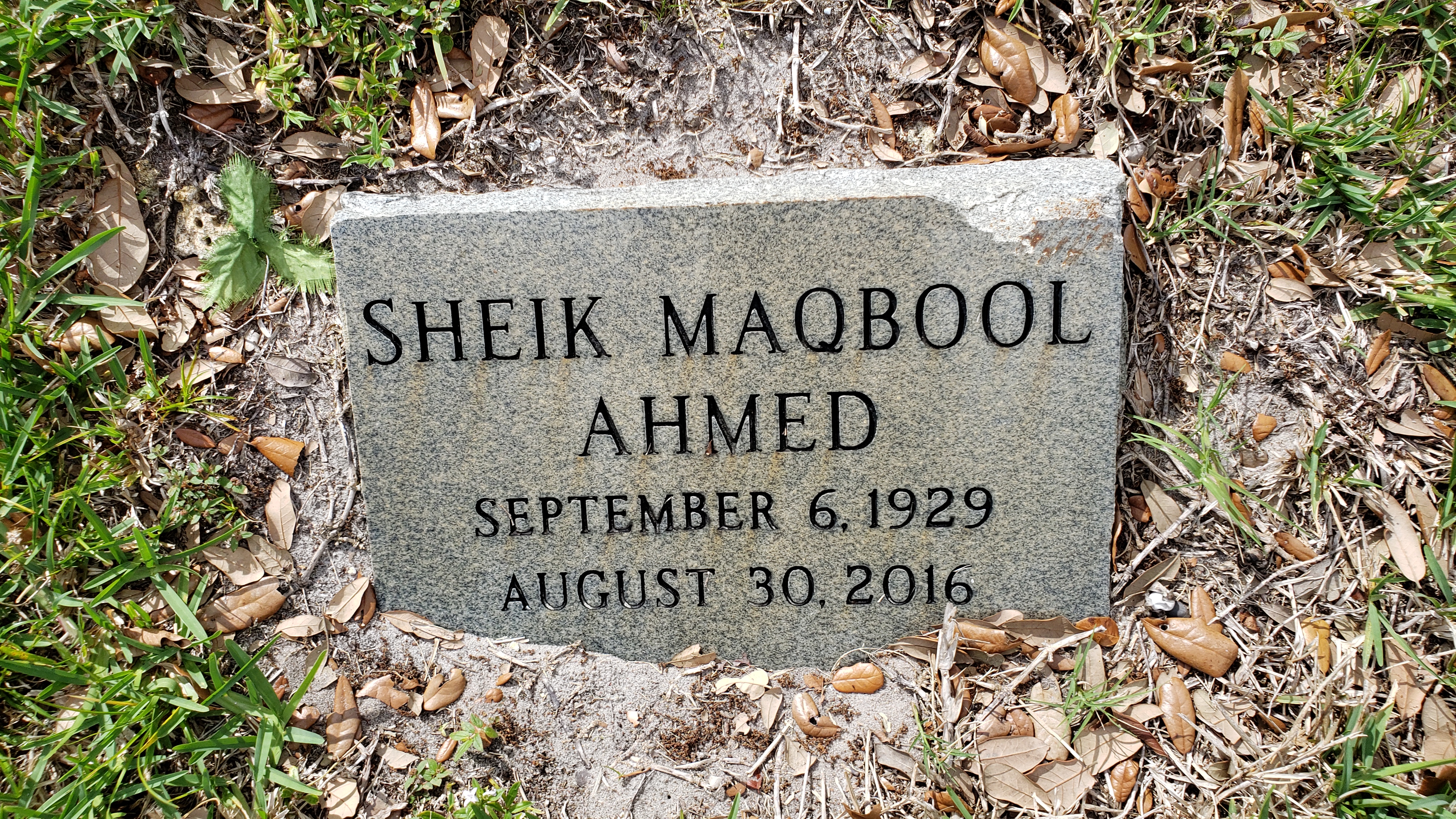 Sheik Maqbool Ahmed