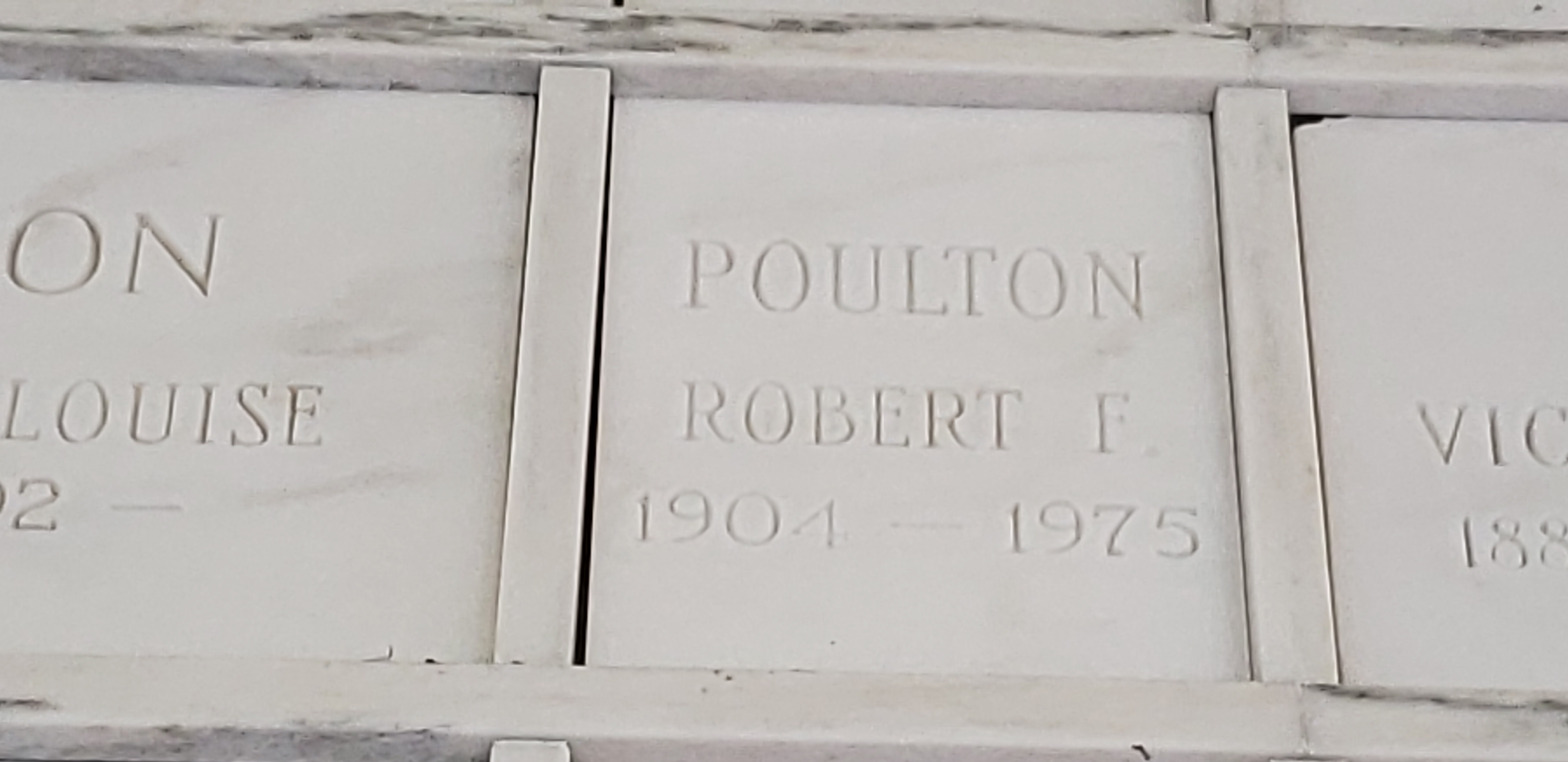 Robert F Poulton