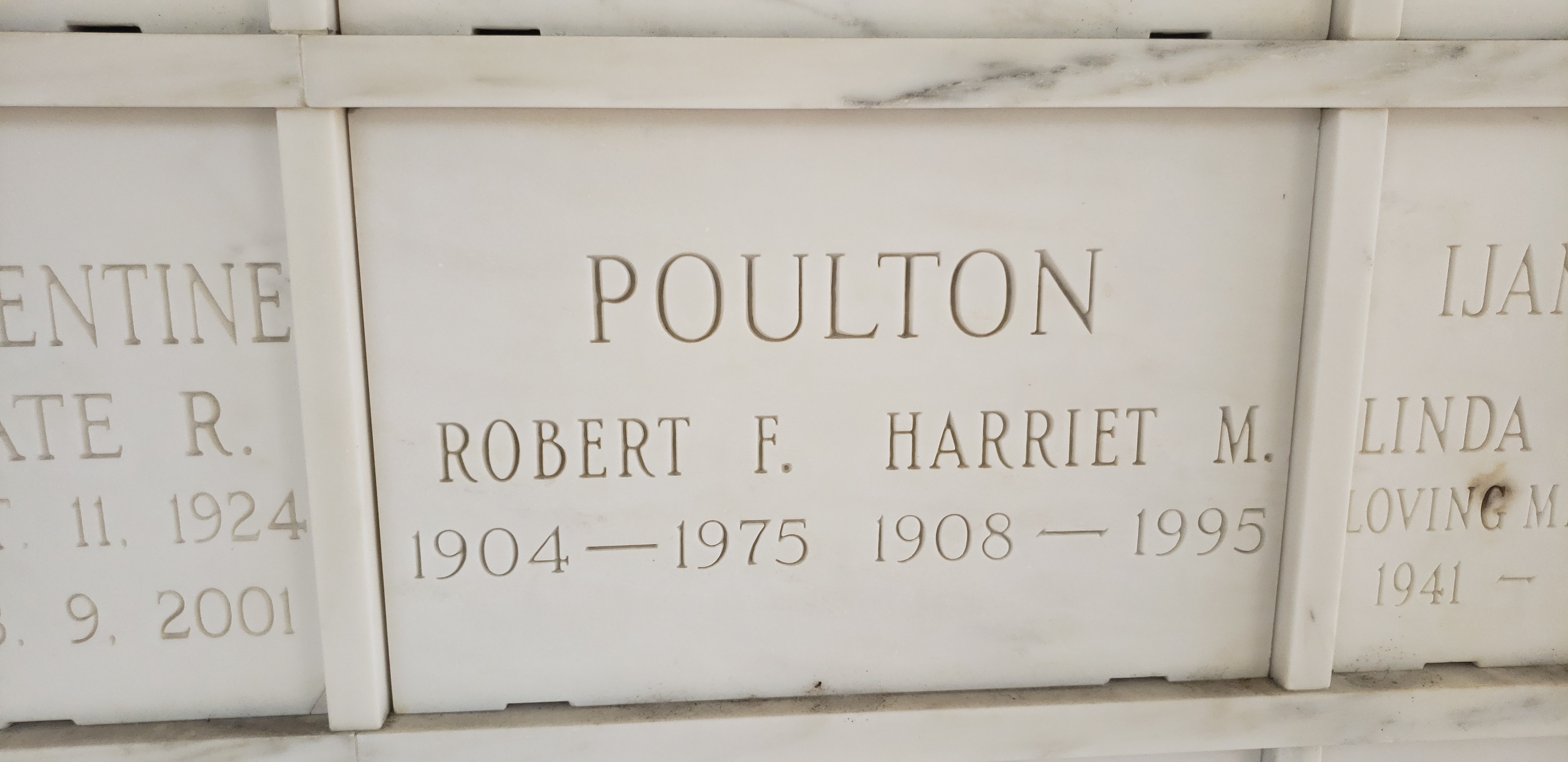 Harriet M Poulton