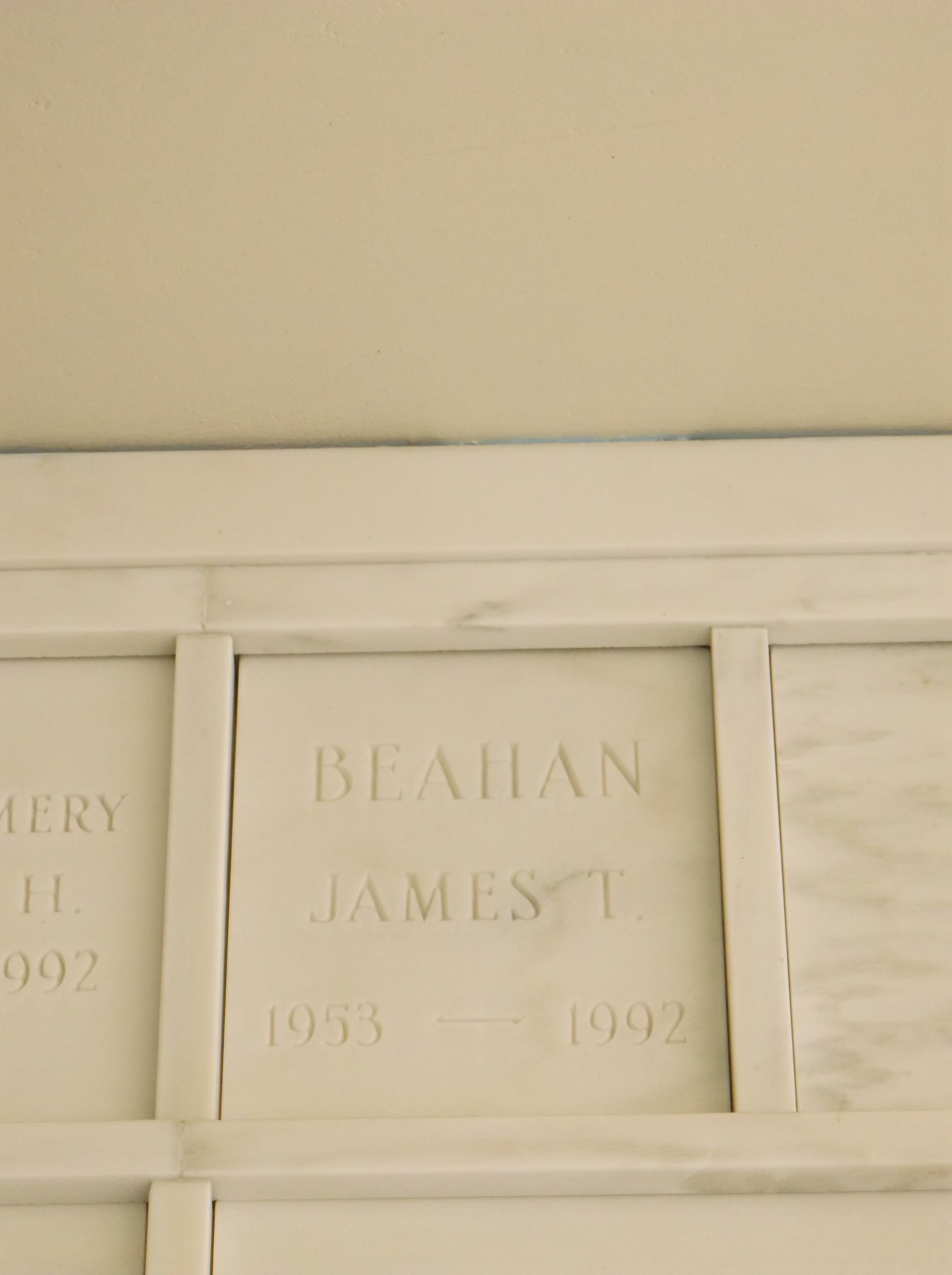 James T Beahan