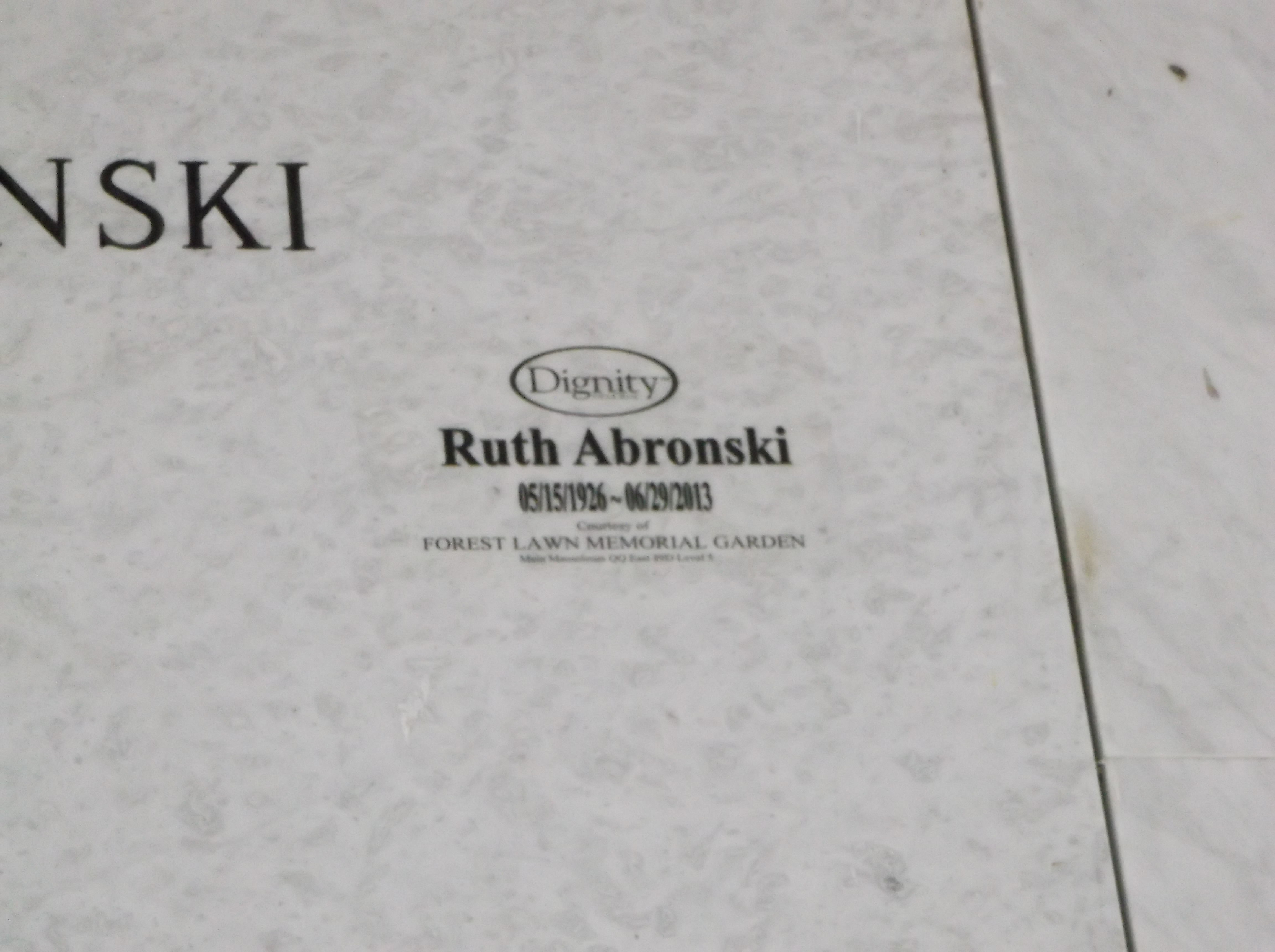 Ruth Abronski