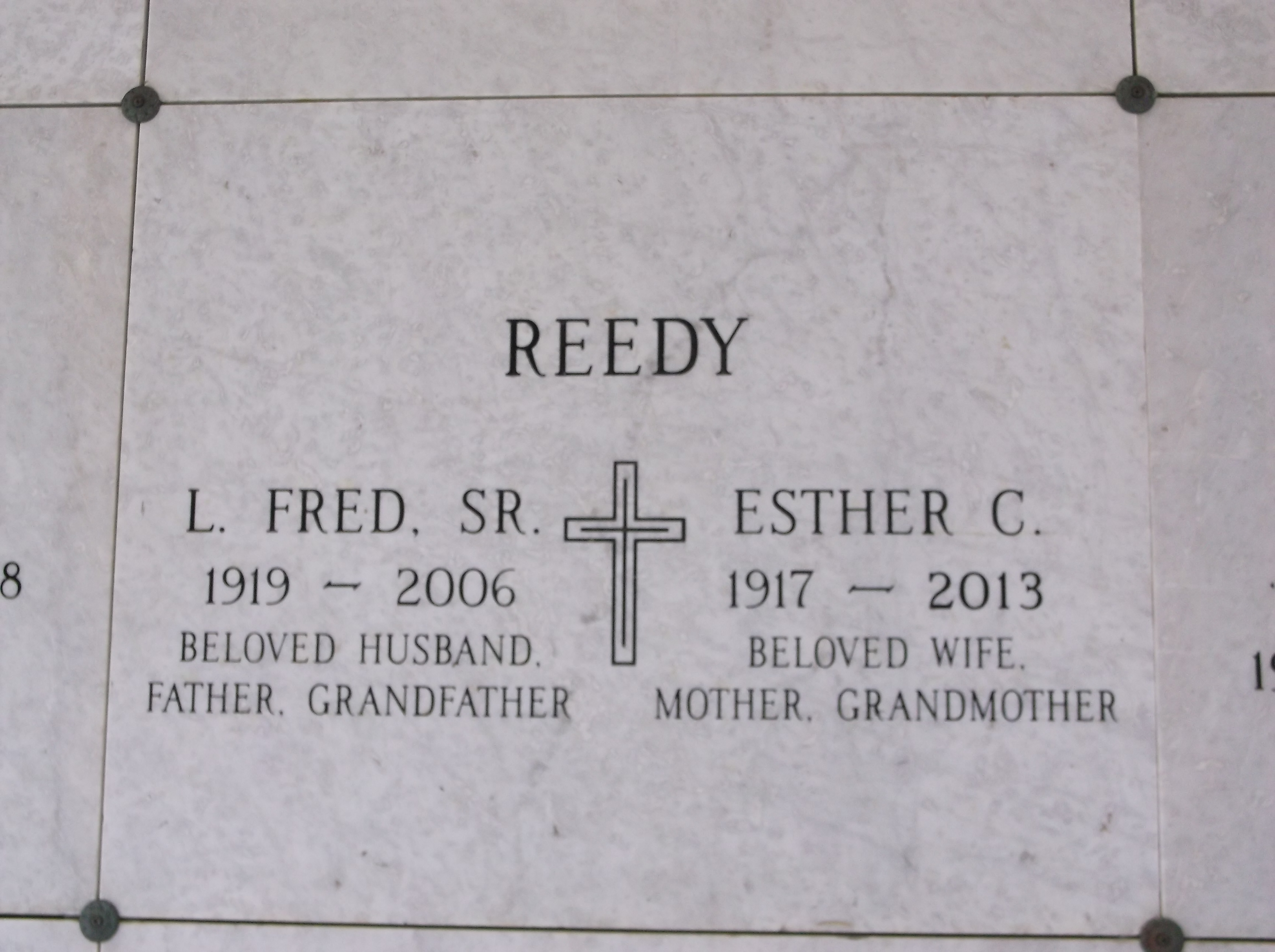 L Fred Reedy, Sr