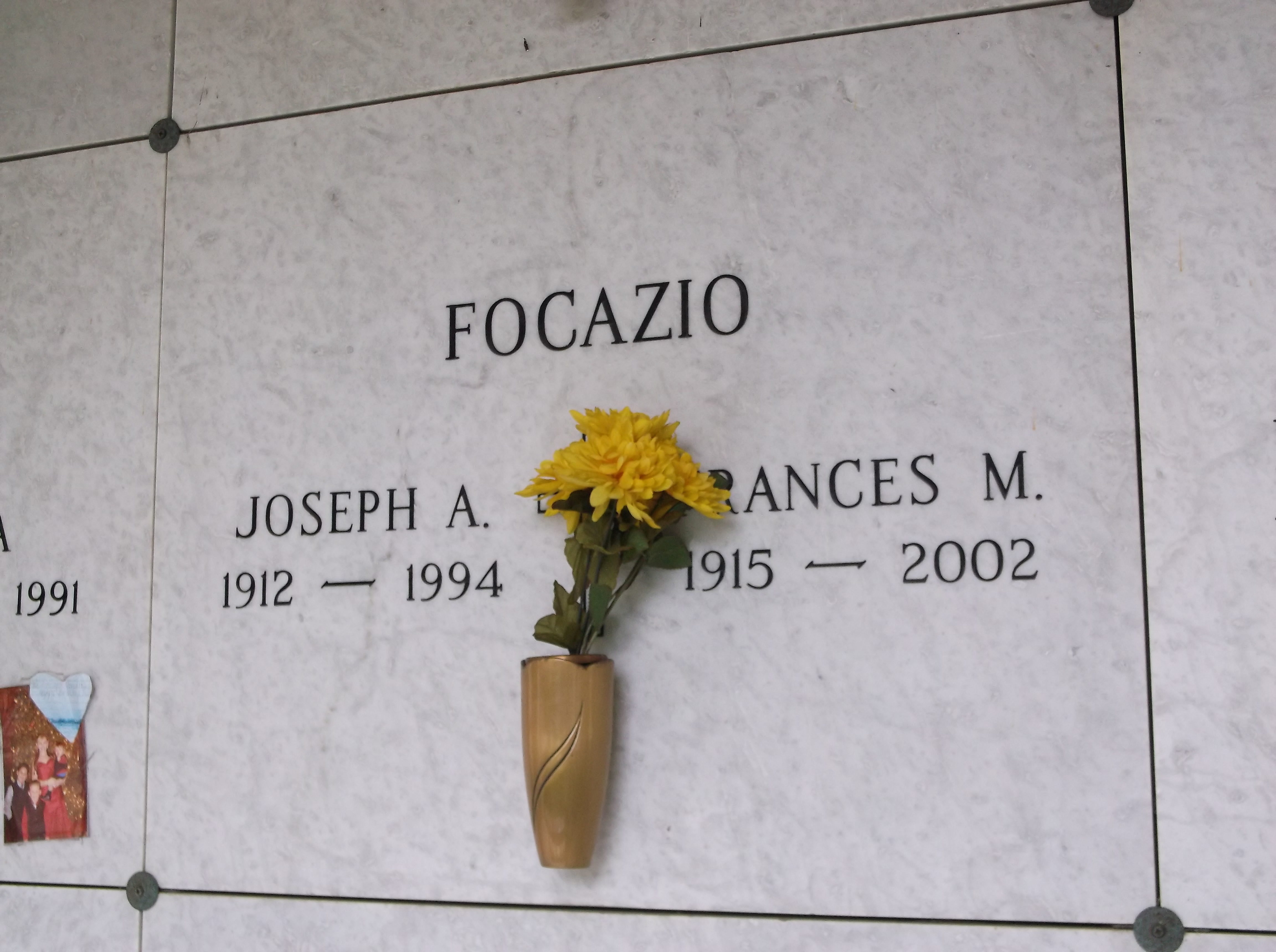 Joseph A Focazio