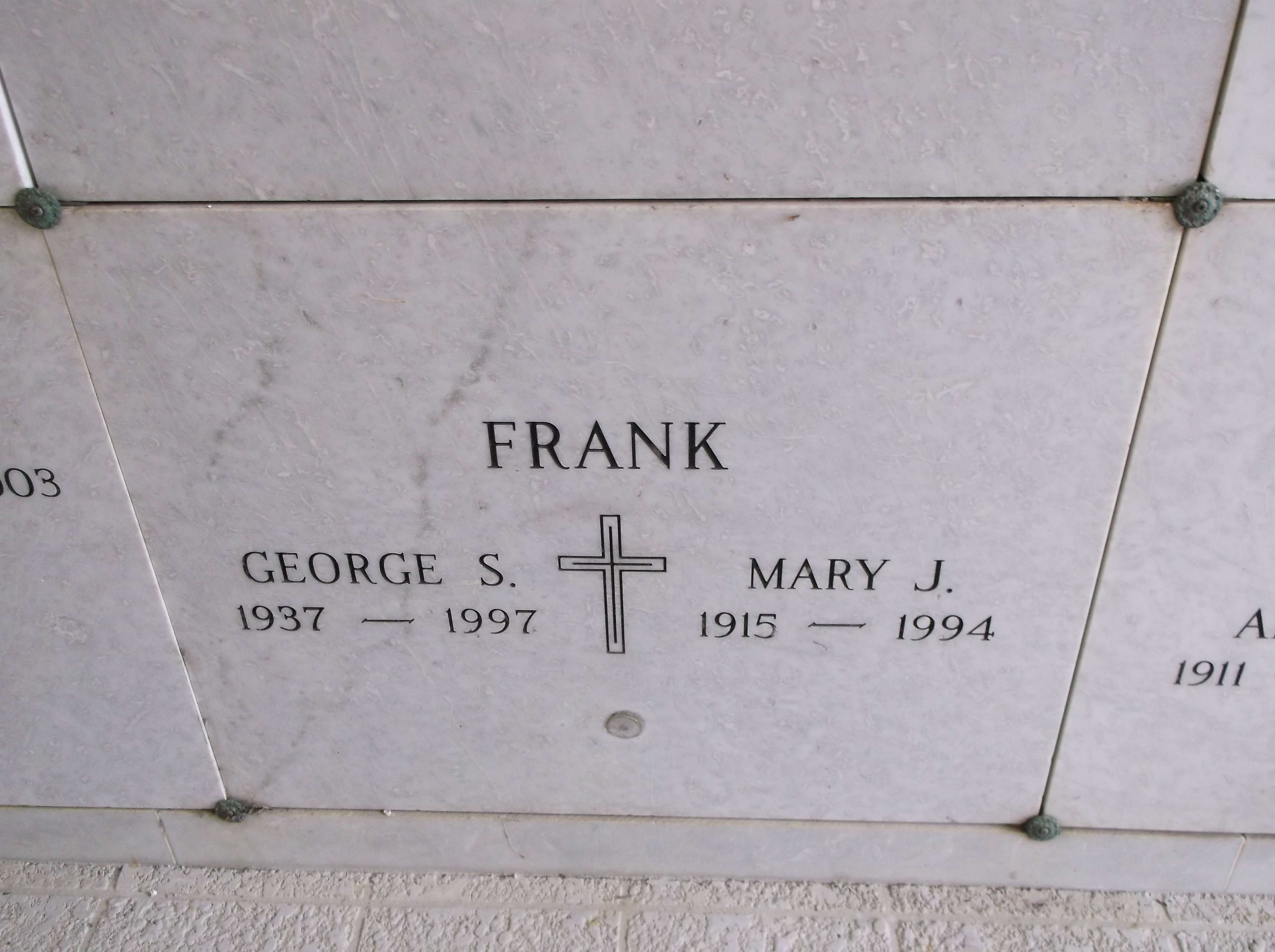 Mary J Frank
