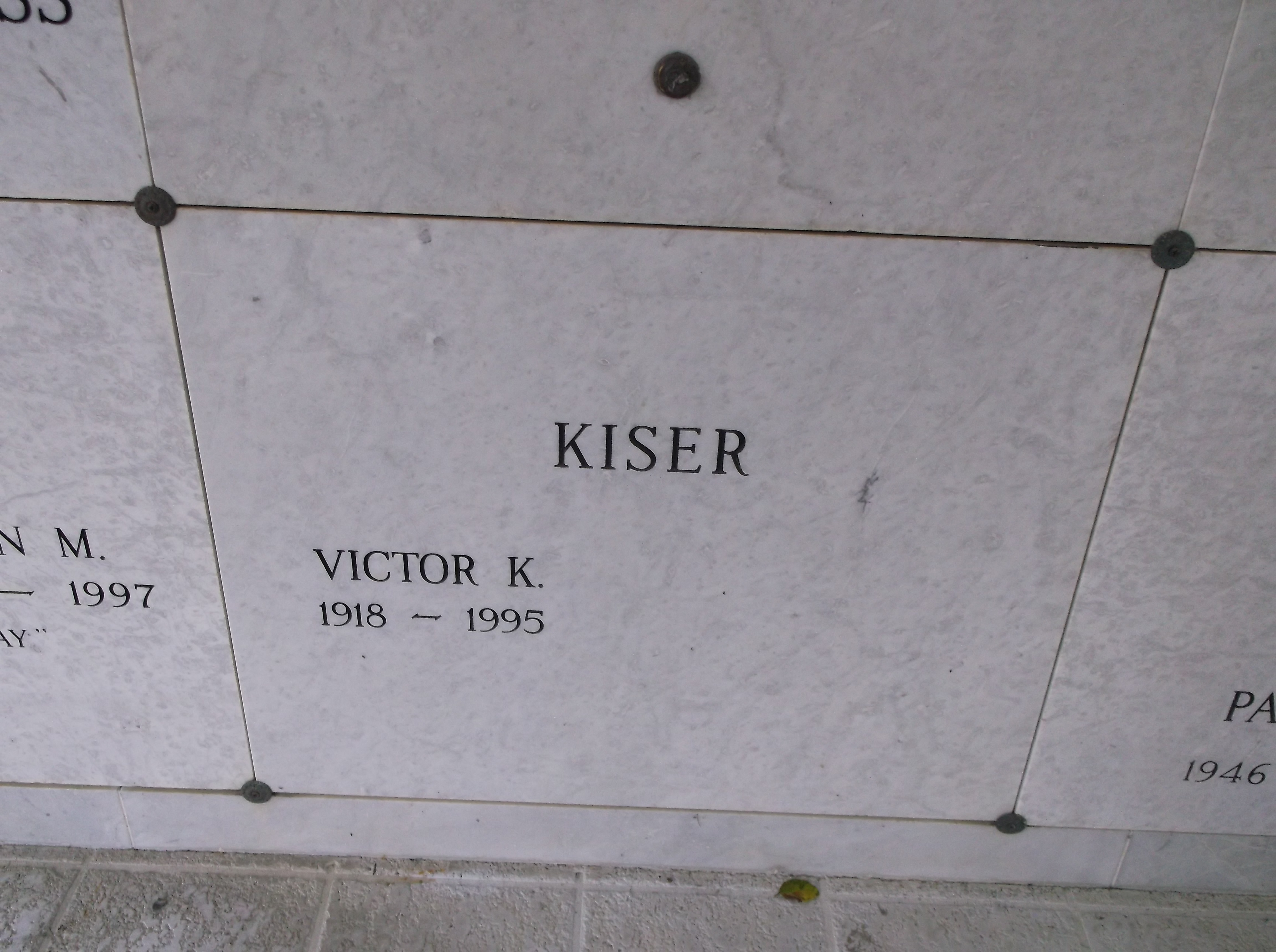 Victor K Kiser