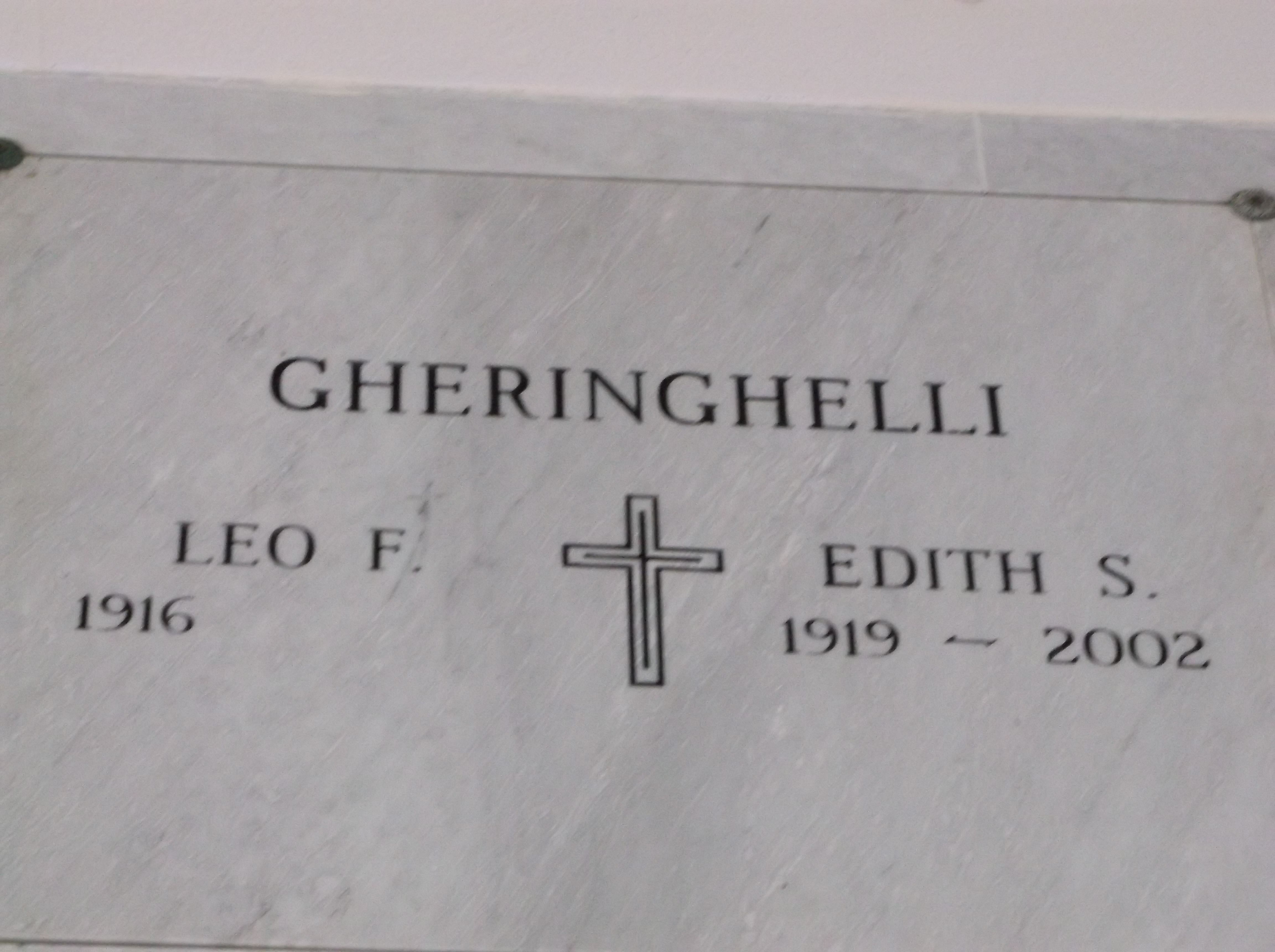 Leo F Gheringhelli