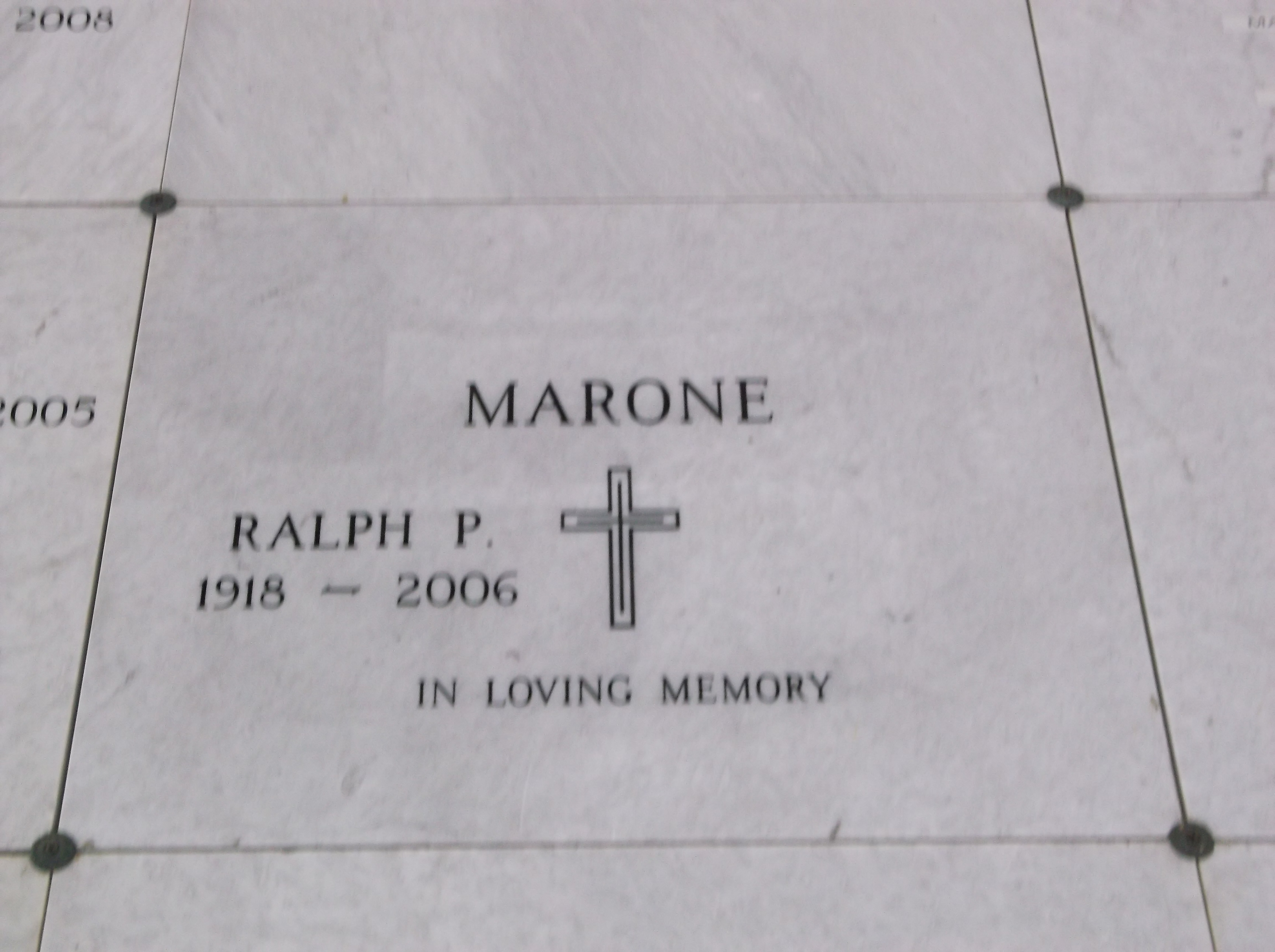 Ralph P Marone