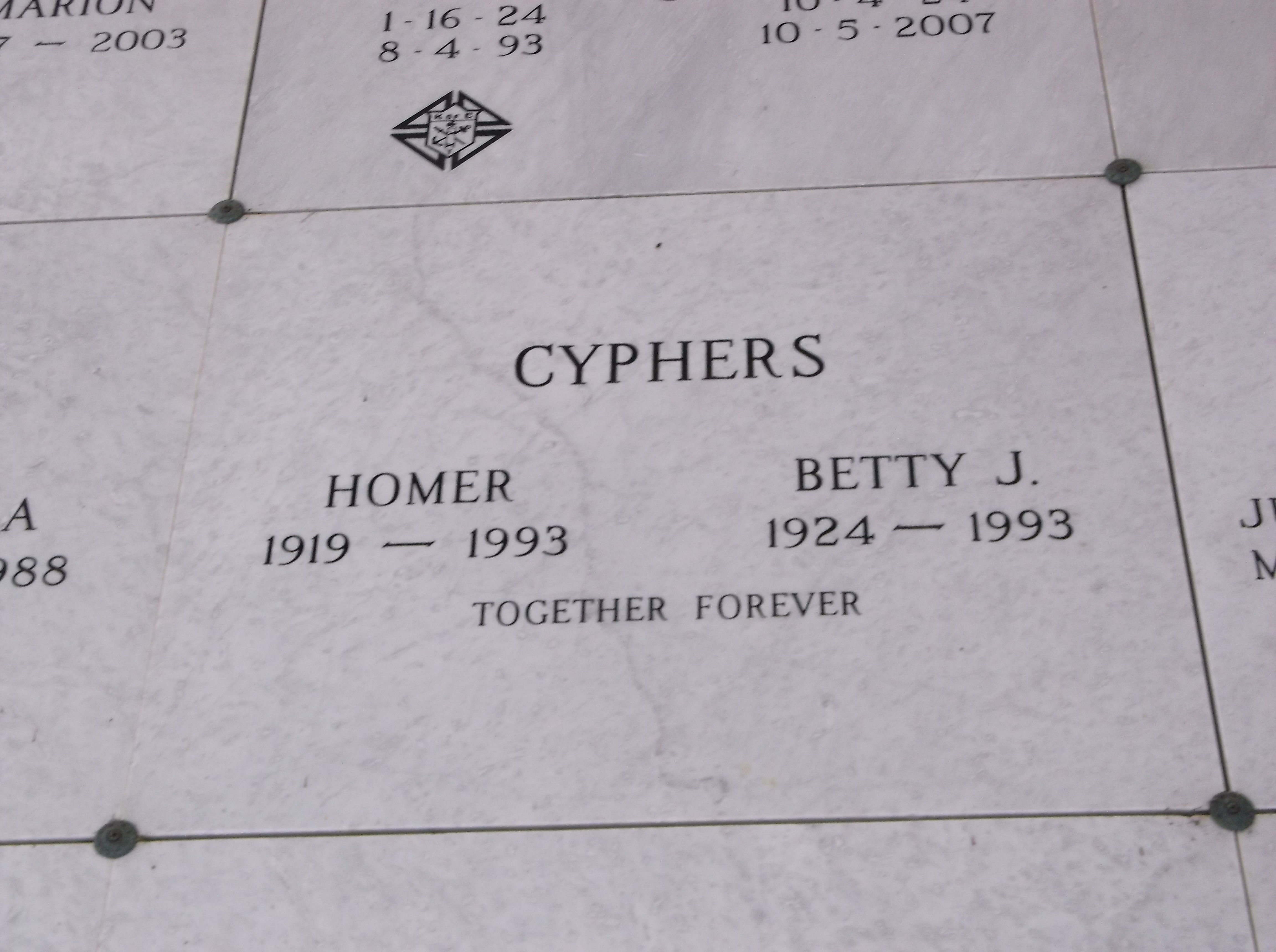 Betty J Cyphers