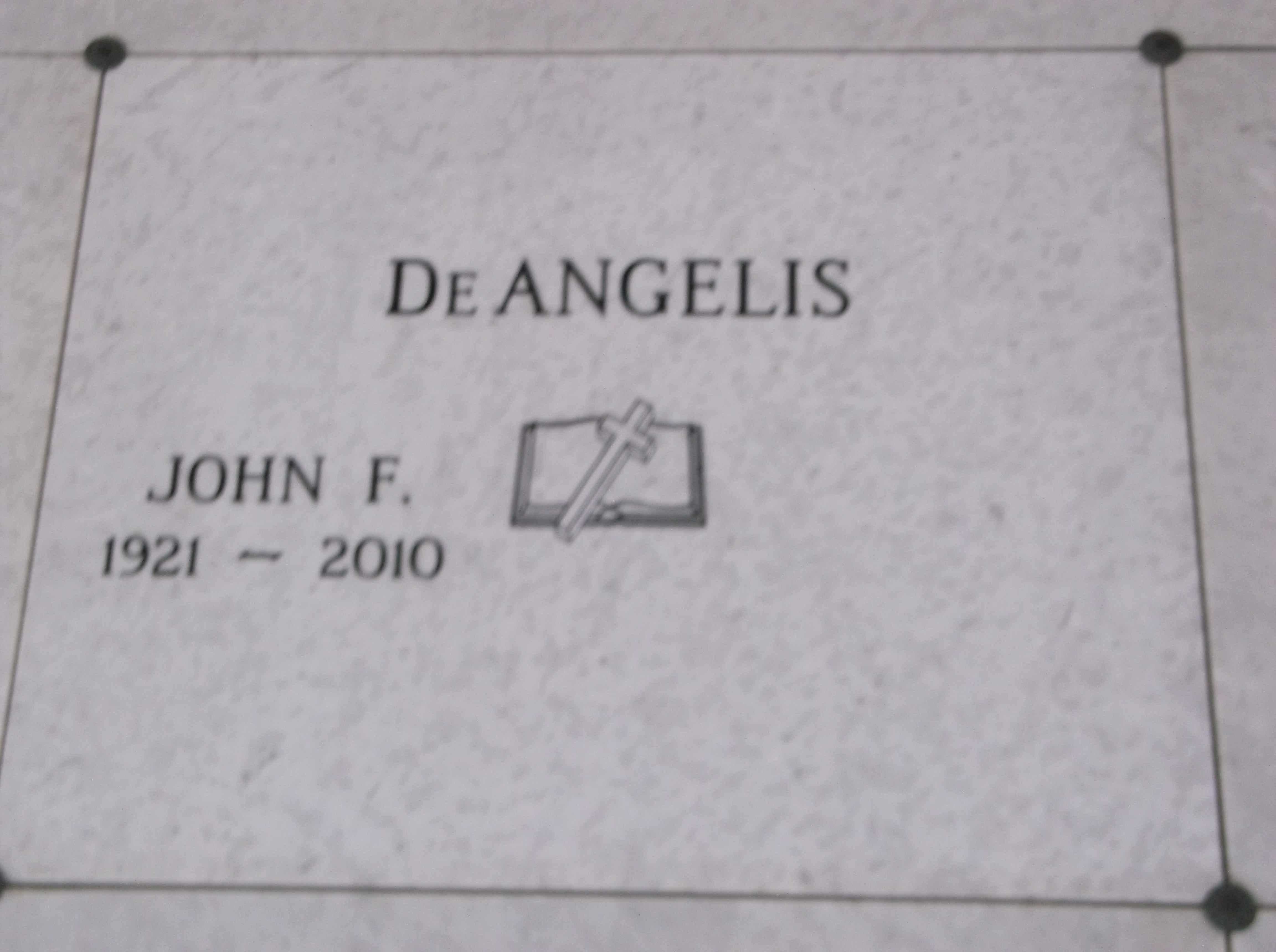 John F DeAngelis
