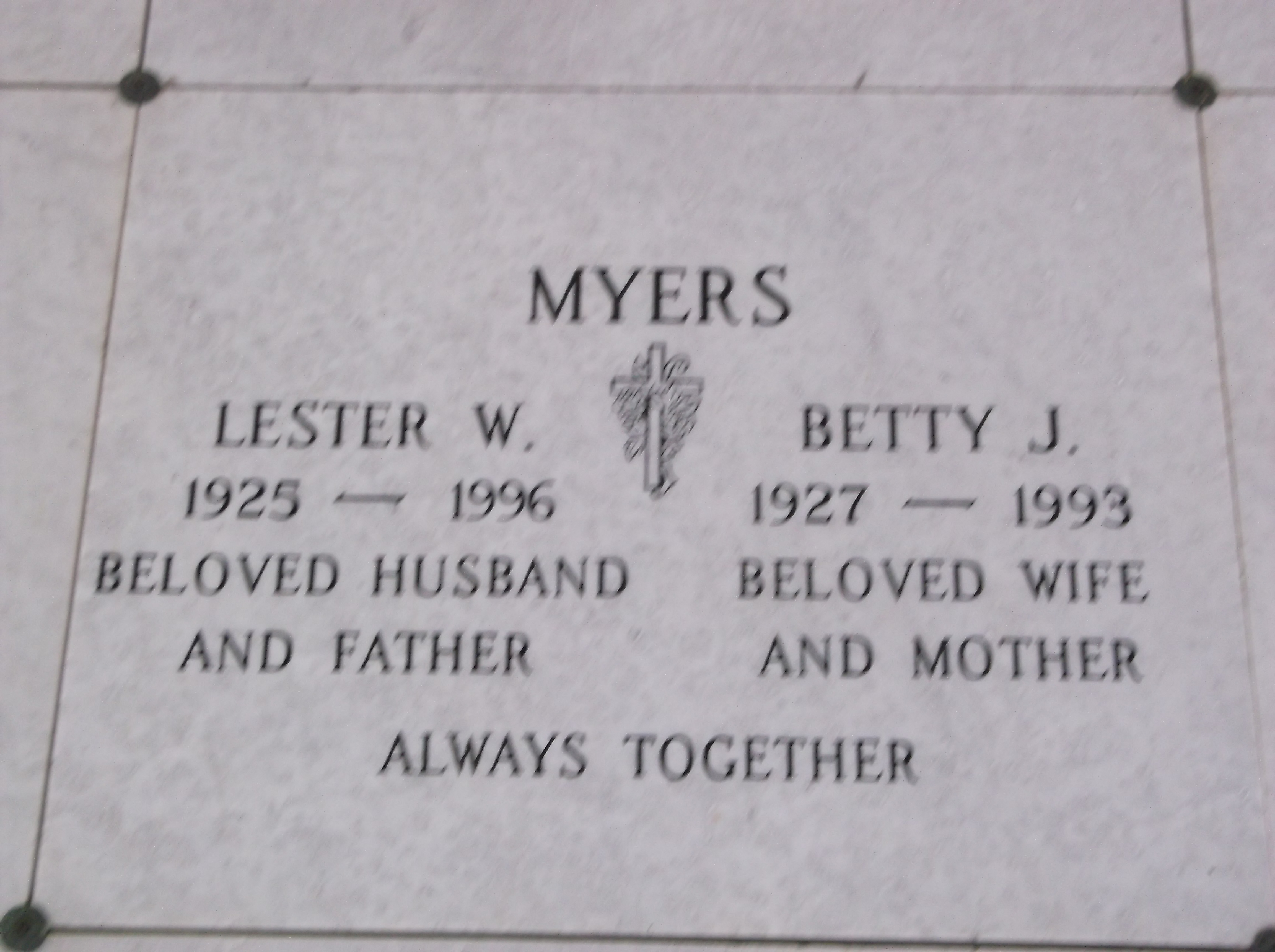 Betty J Myers