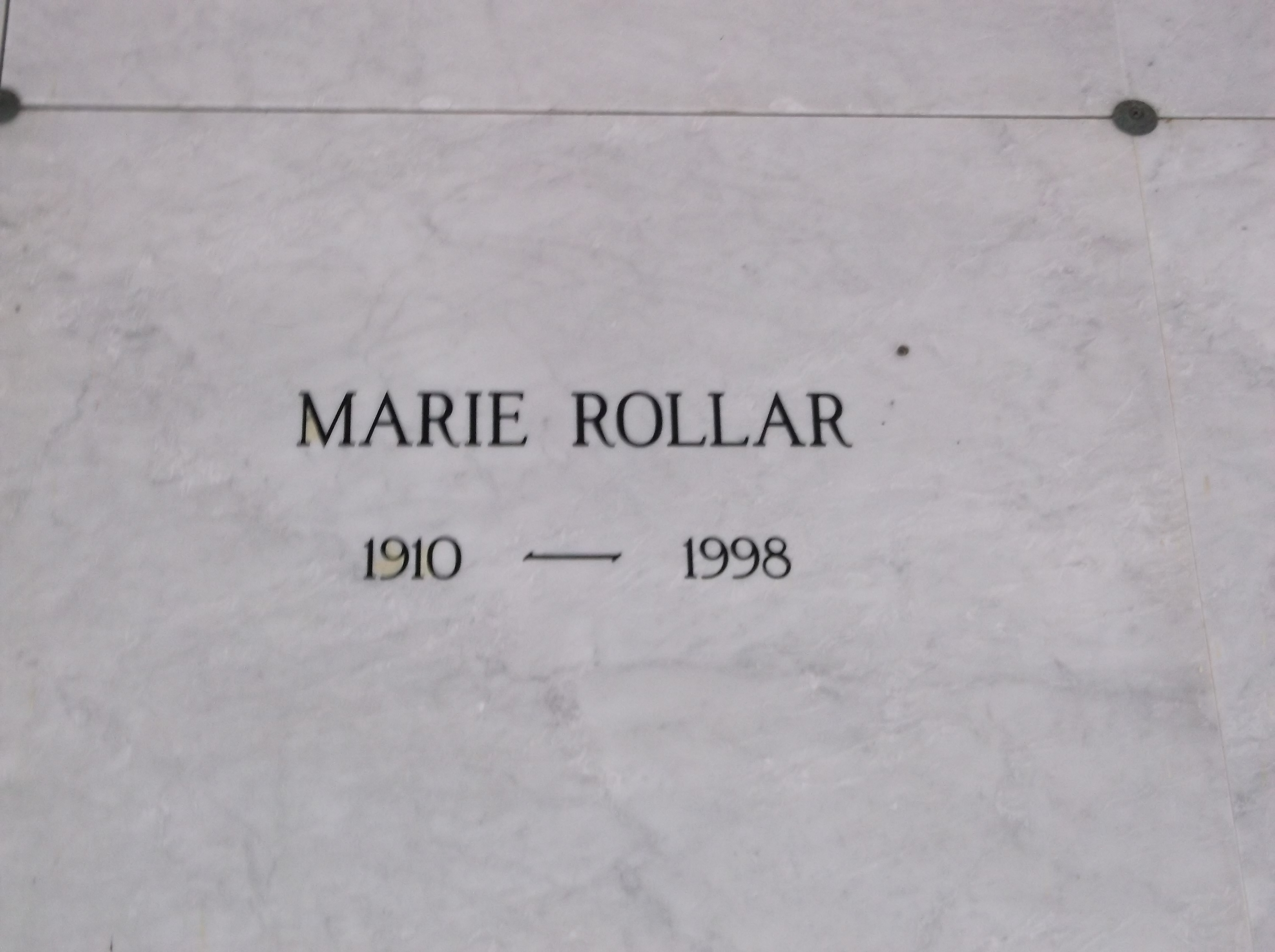 Marie Rollar