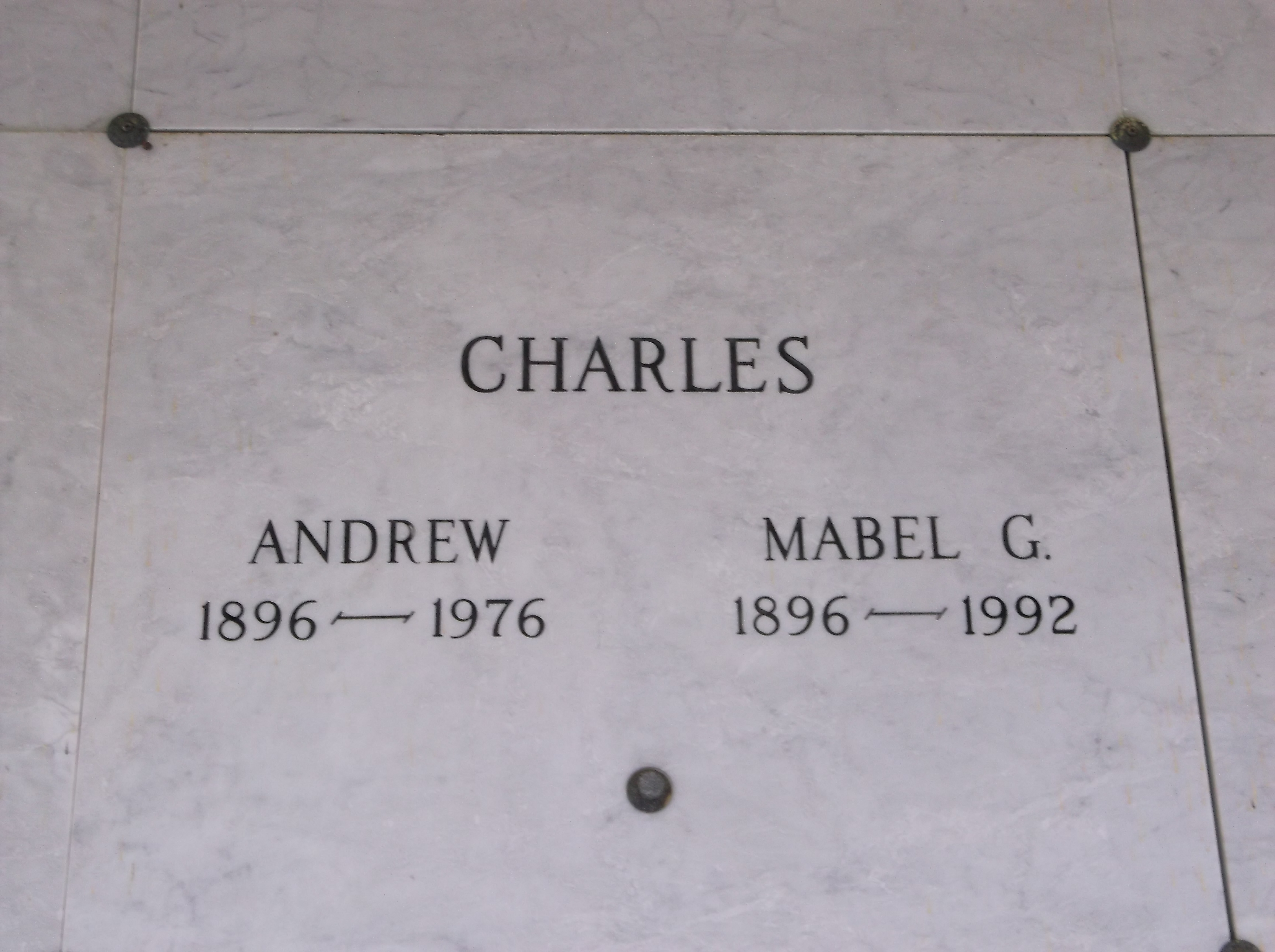 Mabel G Charles