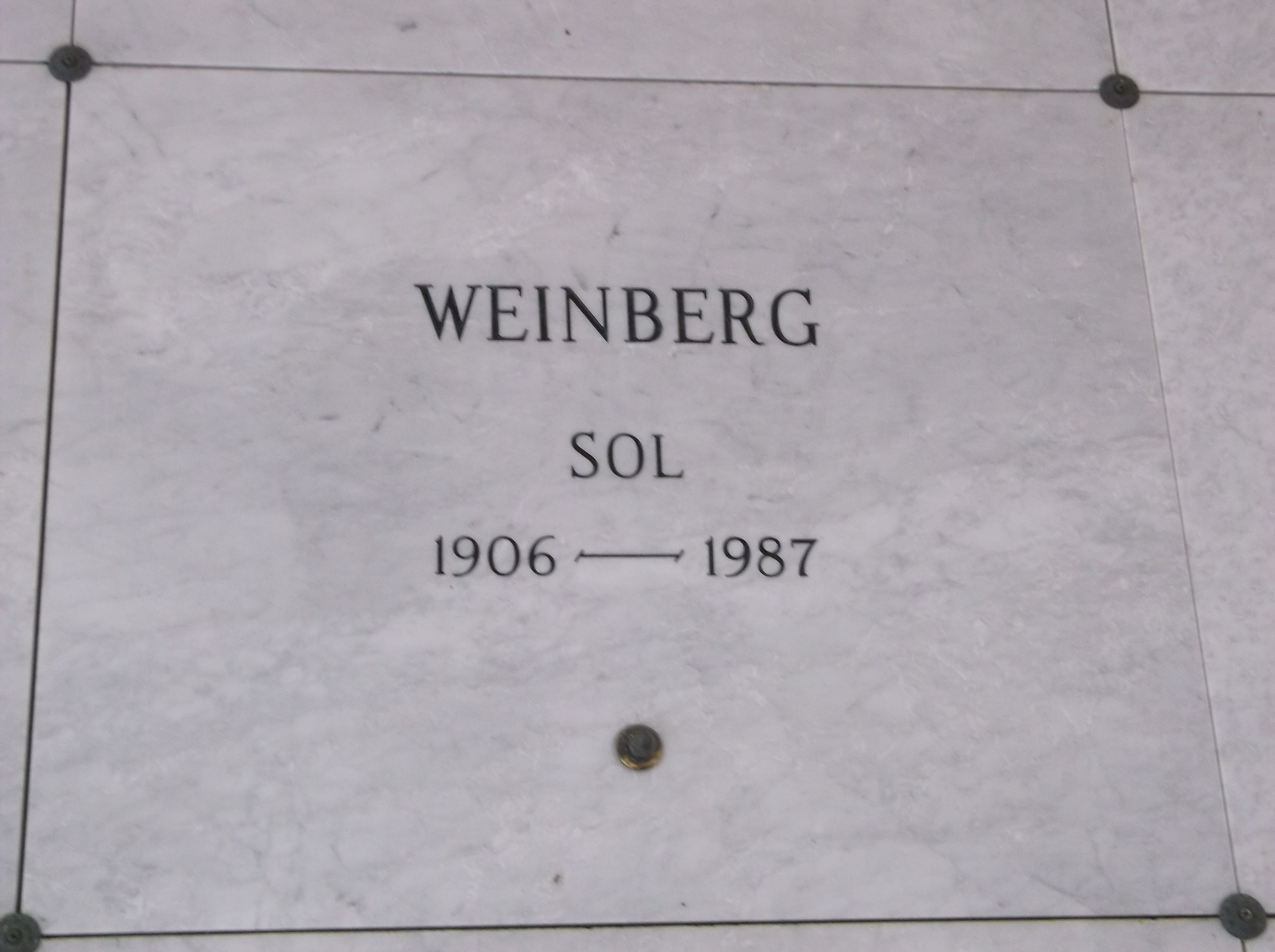 Sol Weinberg