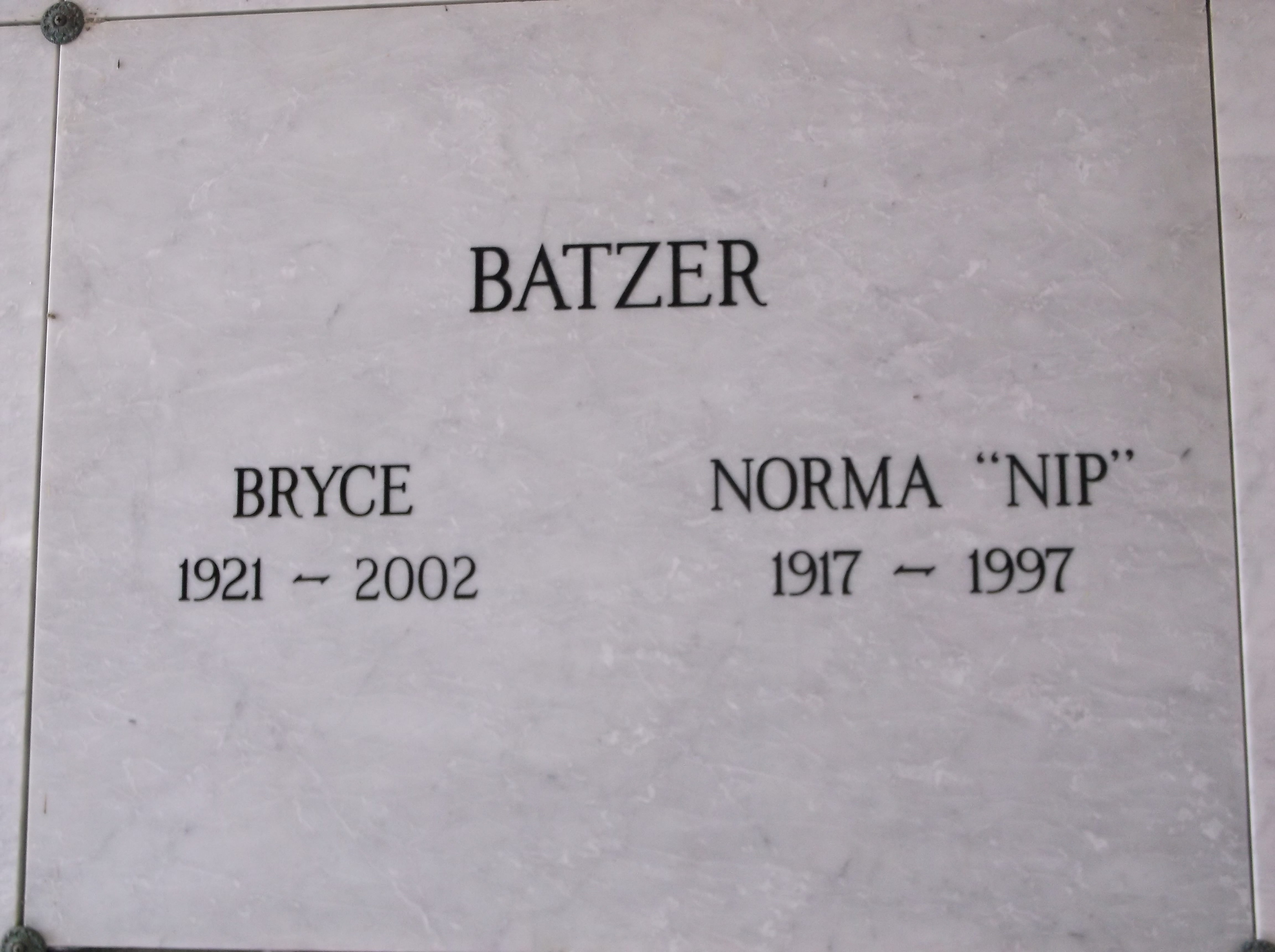 Norma "Nip" Batzer