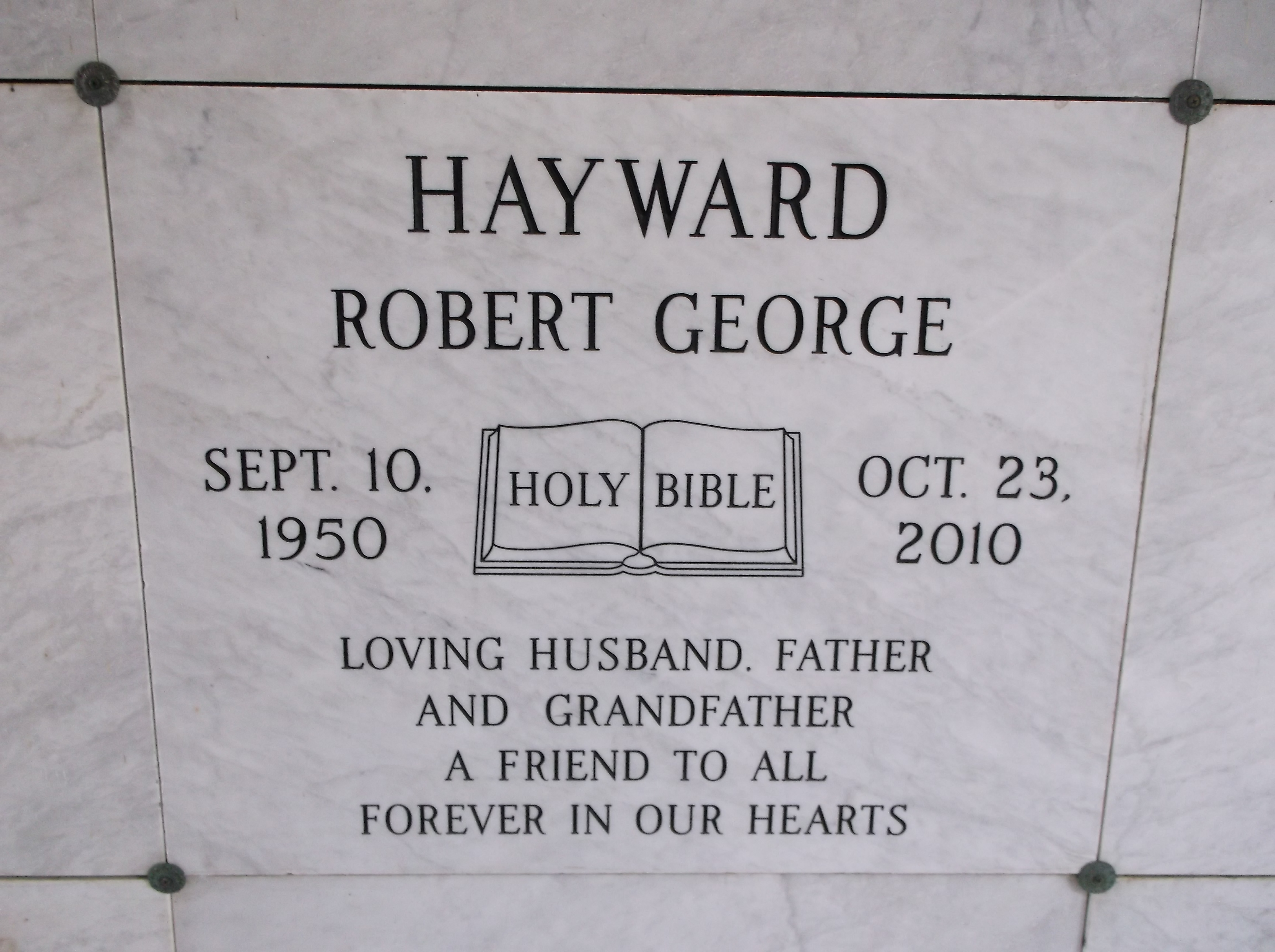 Robert George Hayward