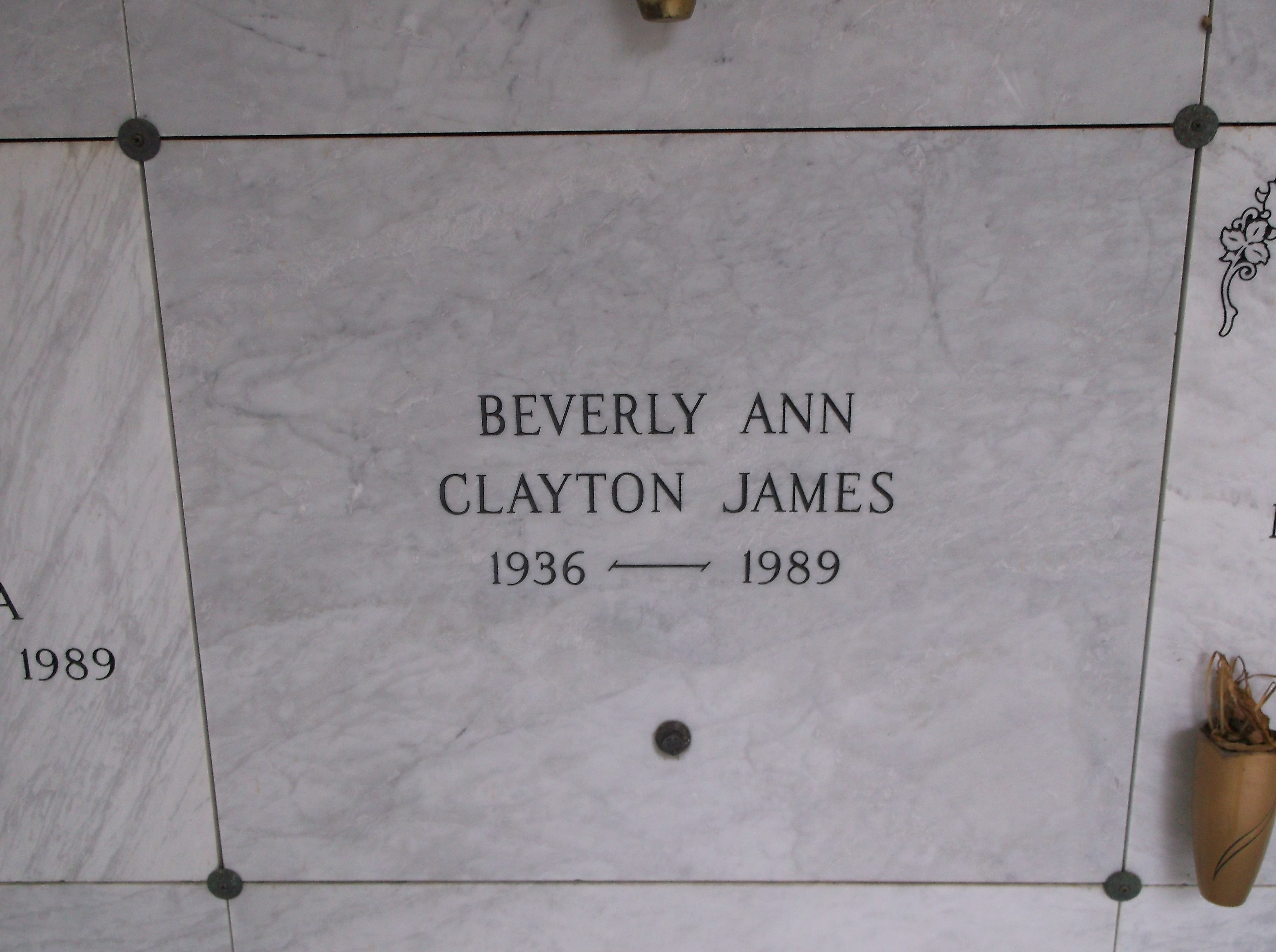 Beverly Ann Clayton James