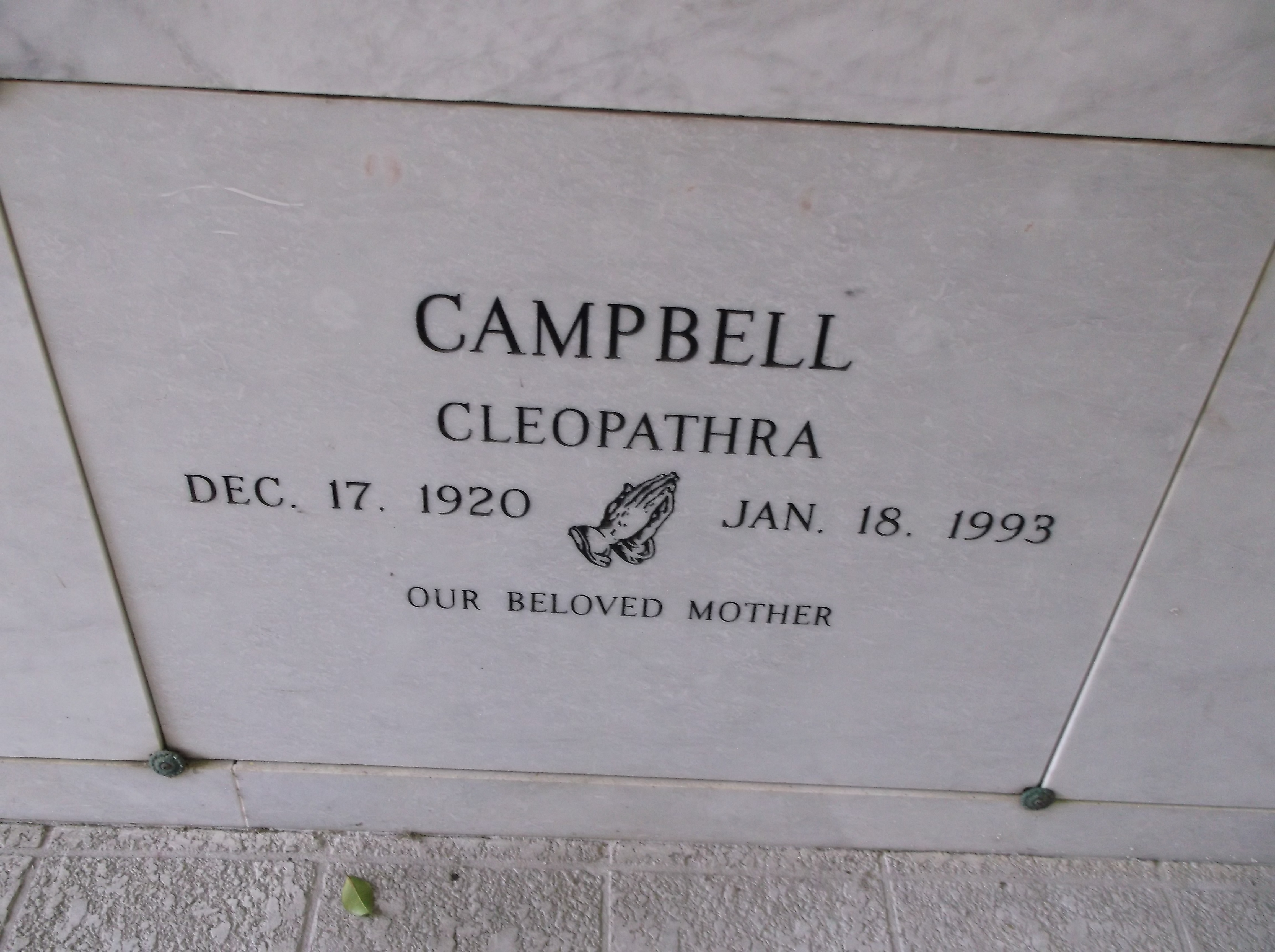 Cleopathra Campbell