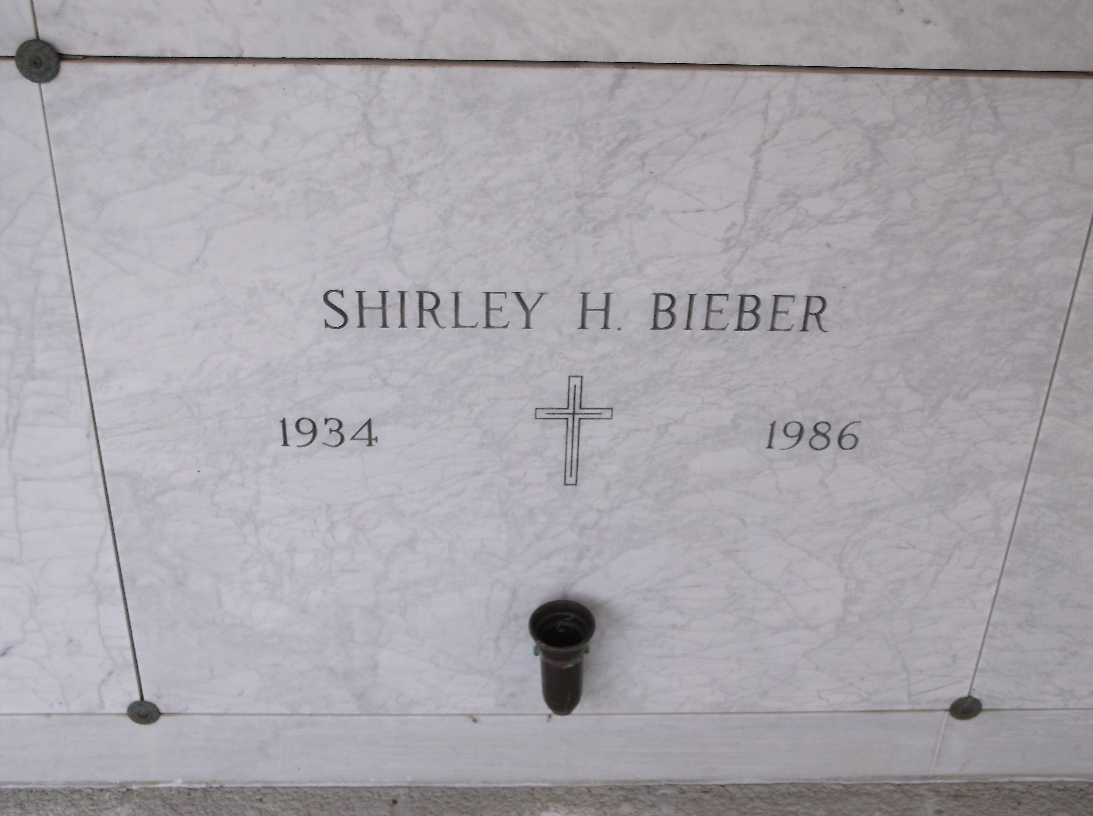 Shirley H Bieber