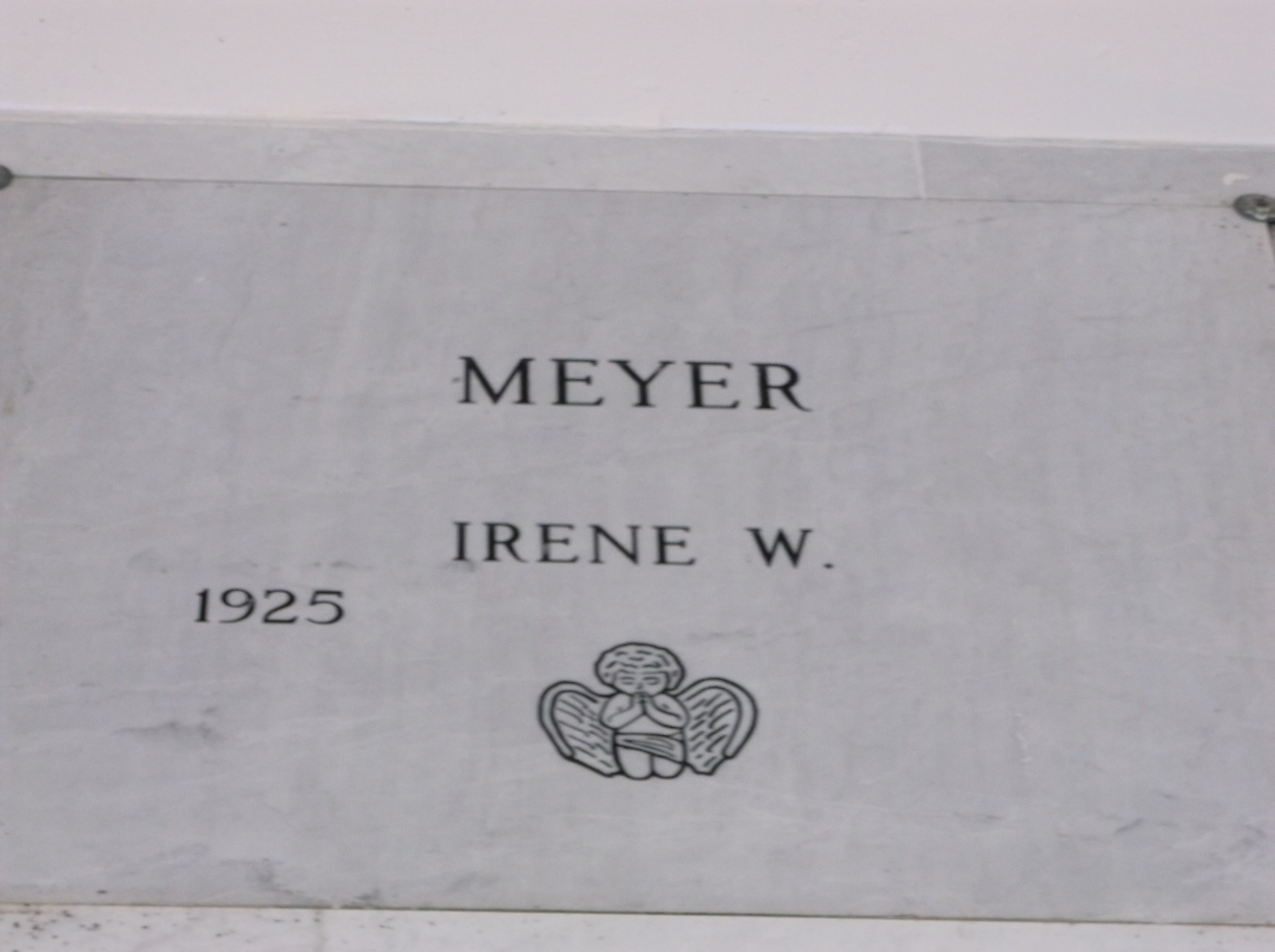 Irene W Meyer
