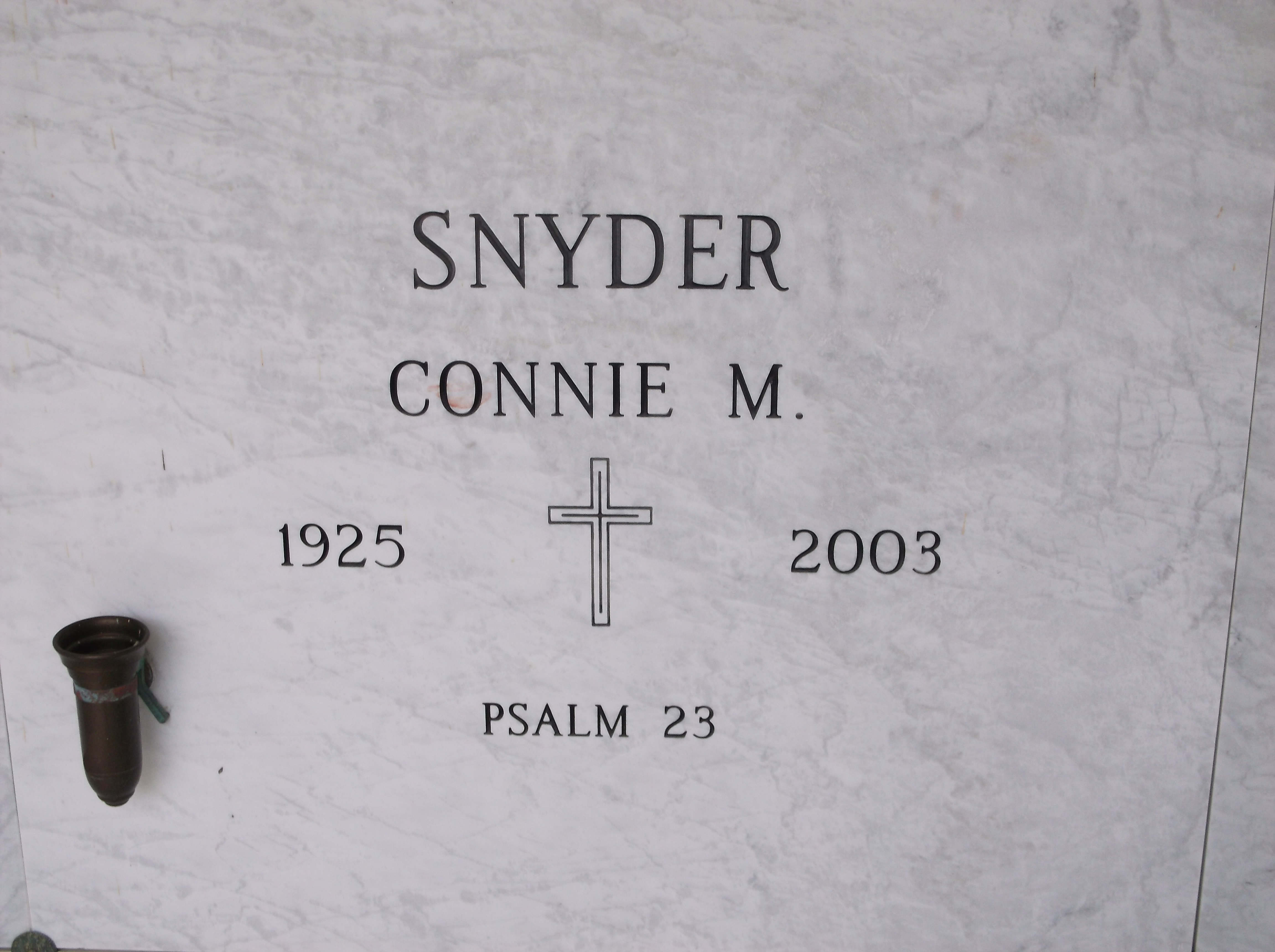 Connie M Snyder