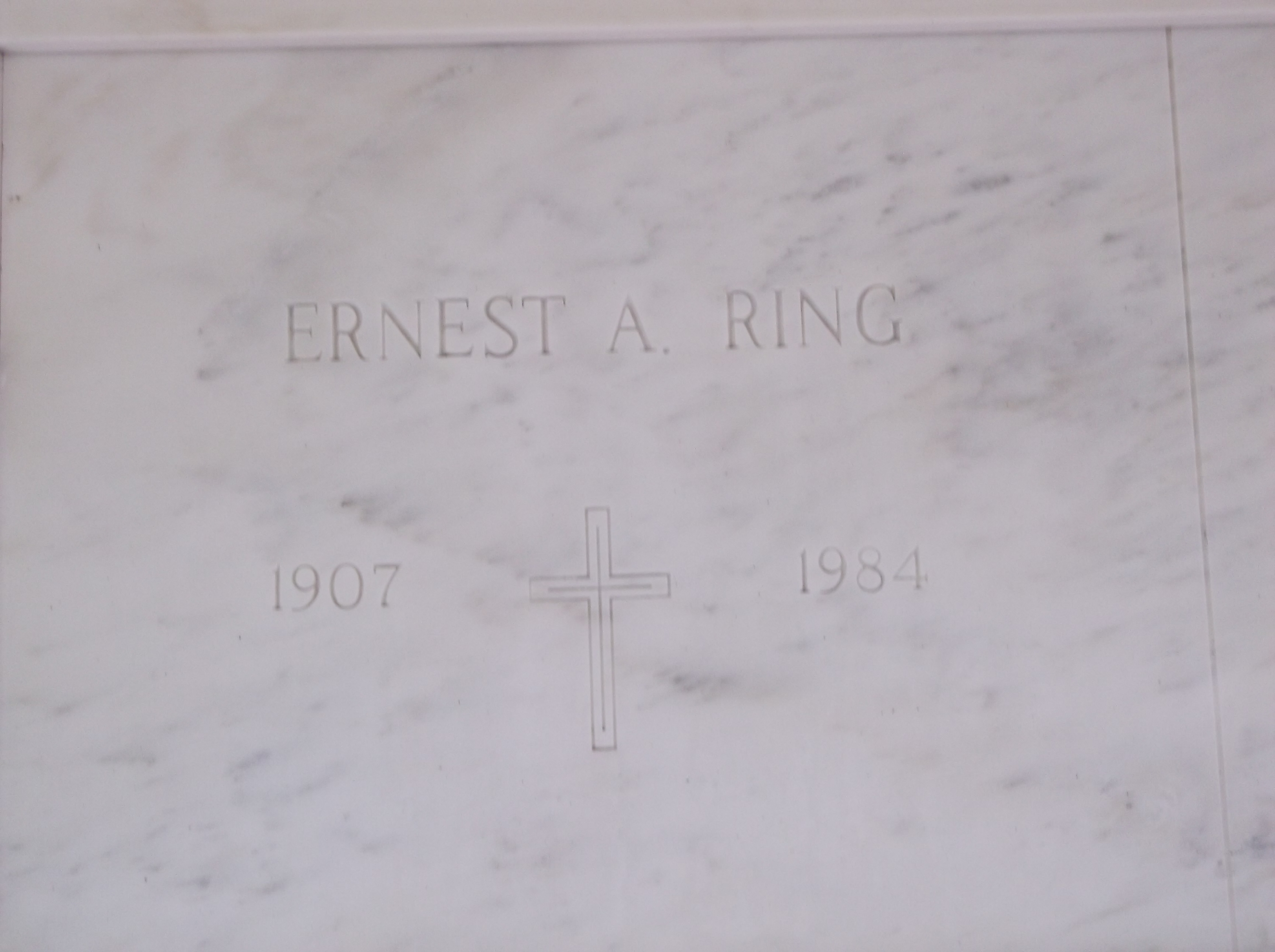 Ernest A Ring