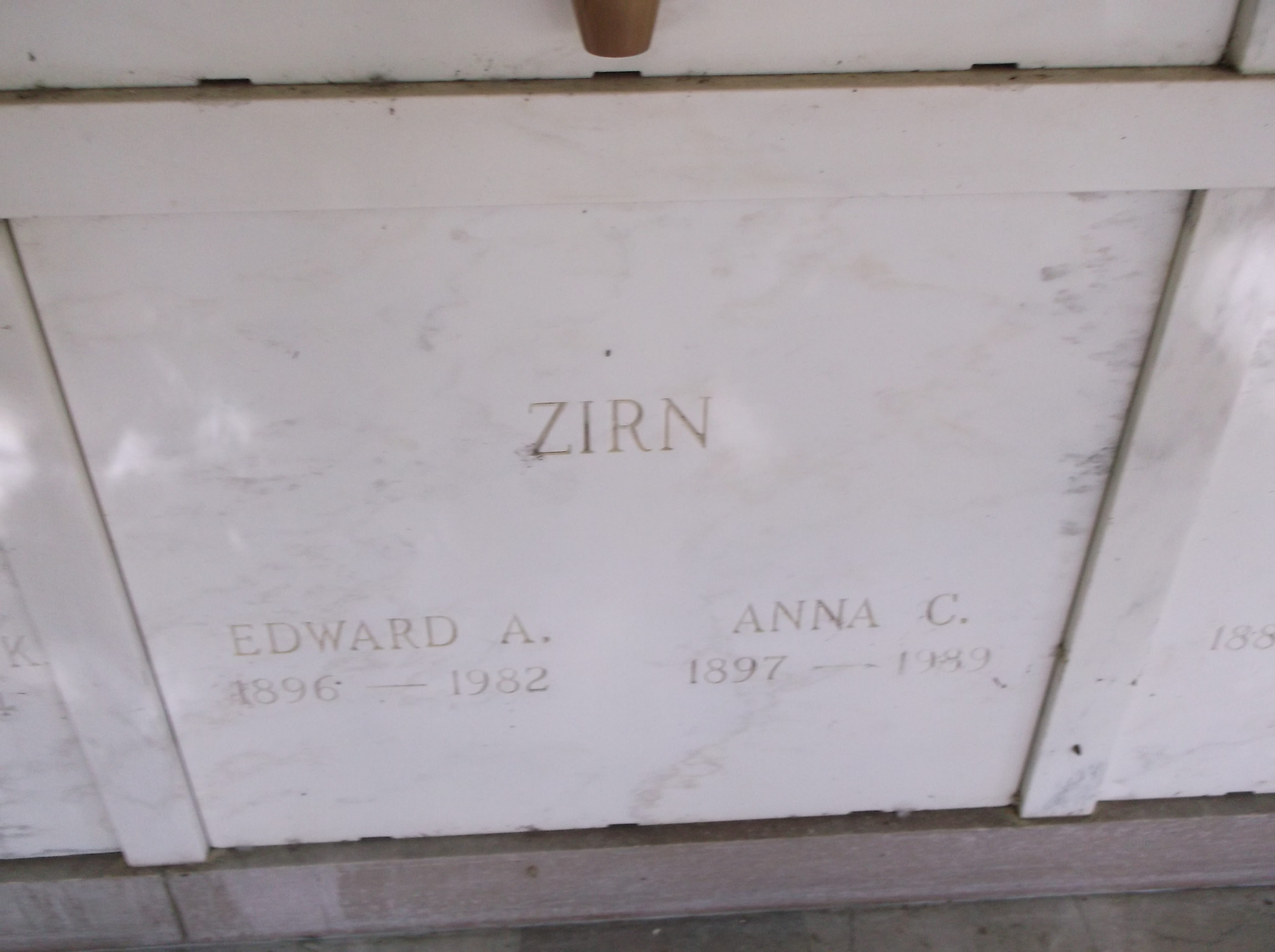 Edward A Zirn