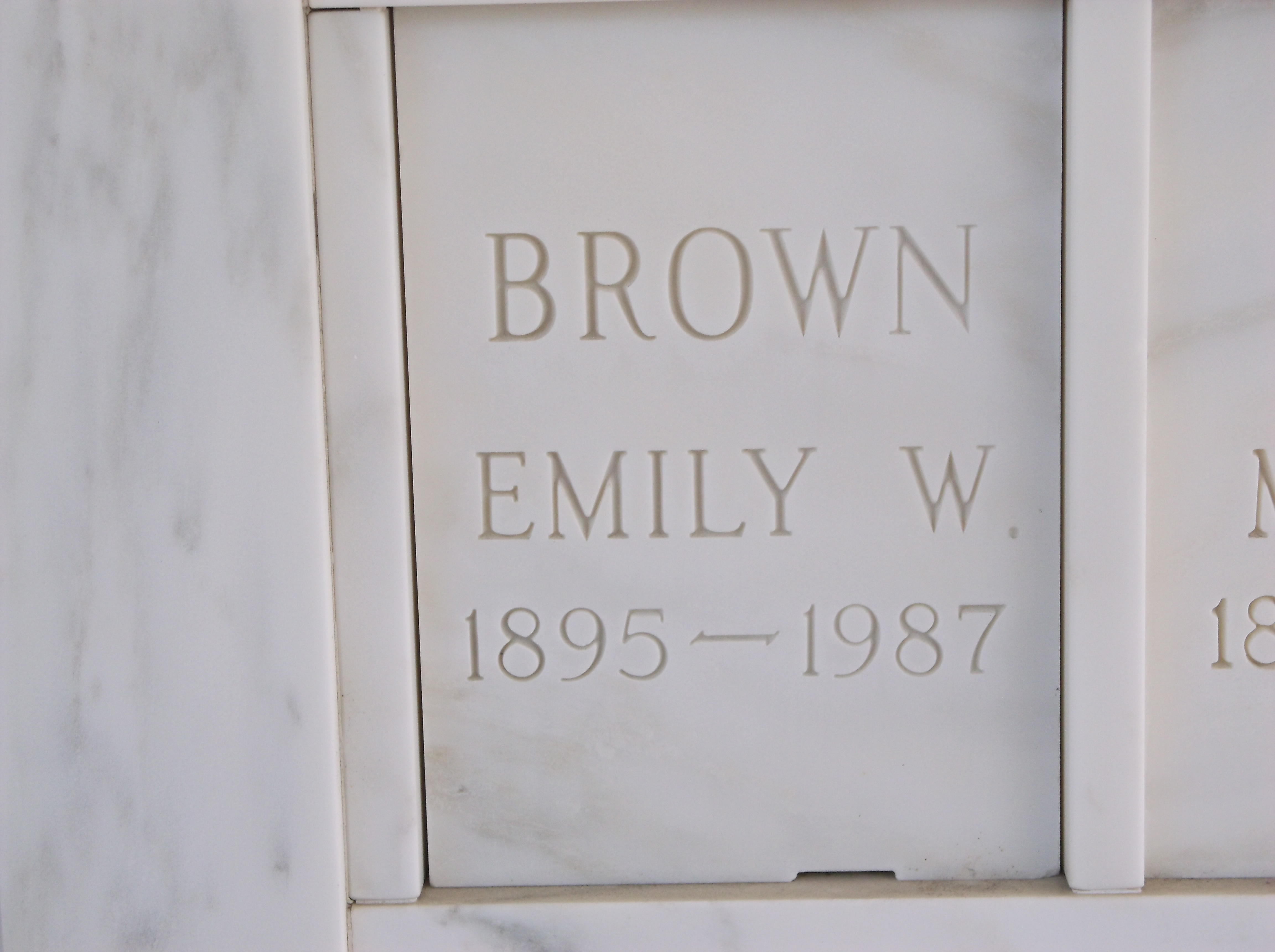 Emily W Brown