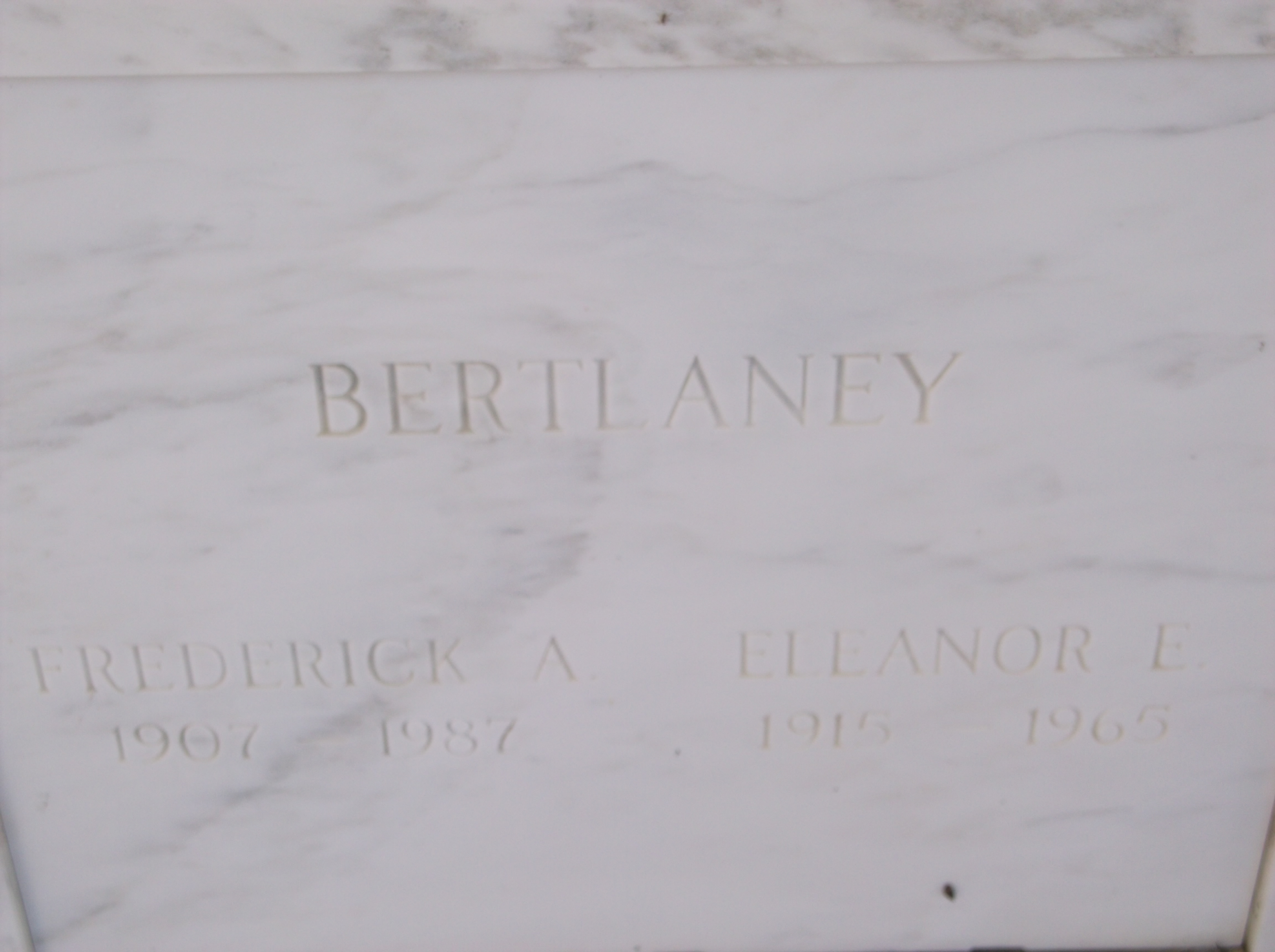 Eleanor E Bertlaney