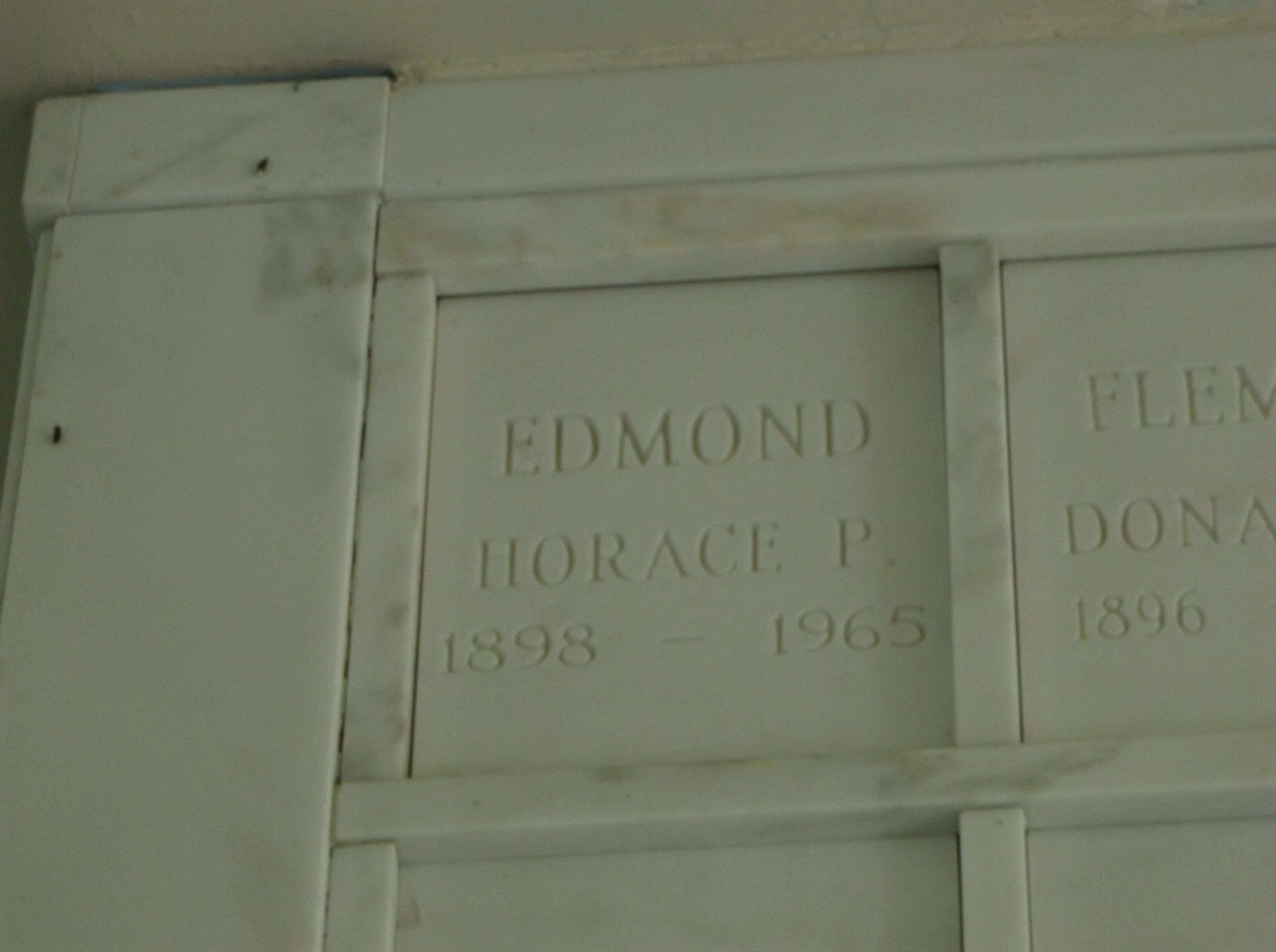 Horace P Edmond