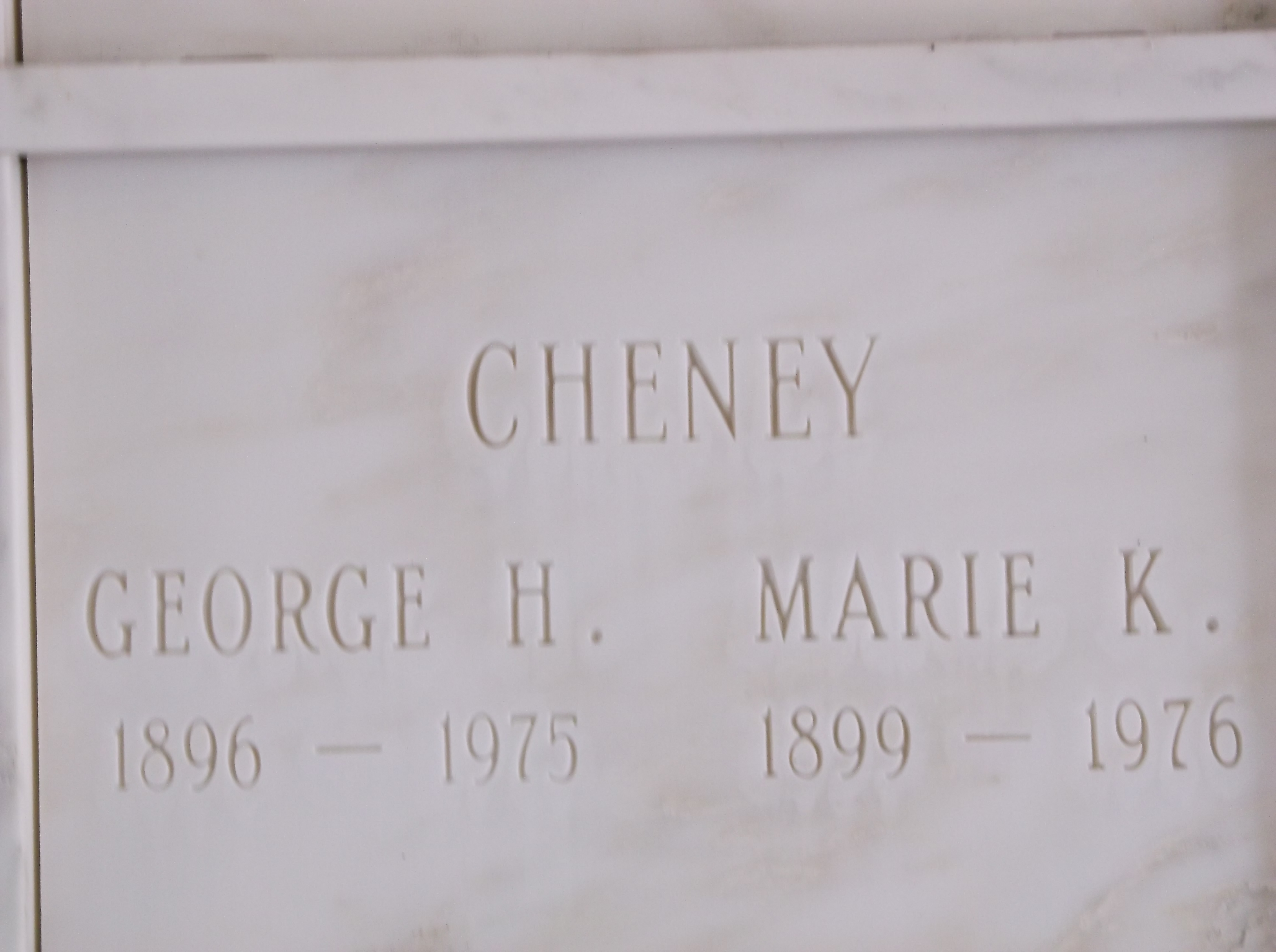 George H Cheney
