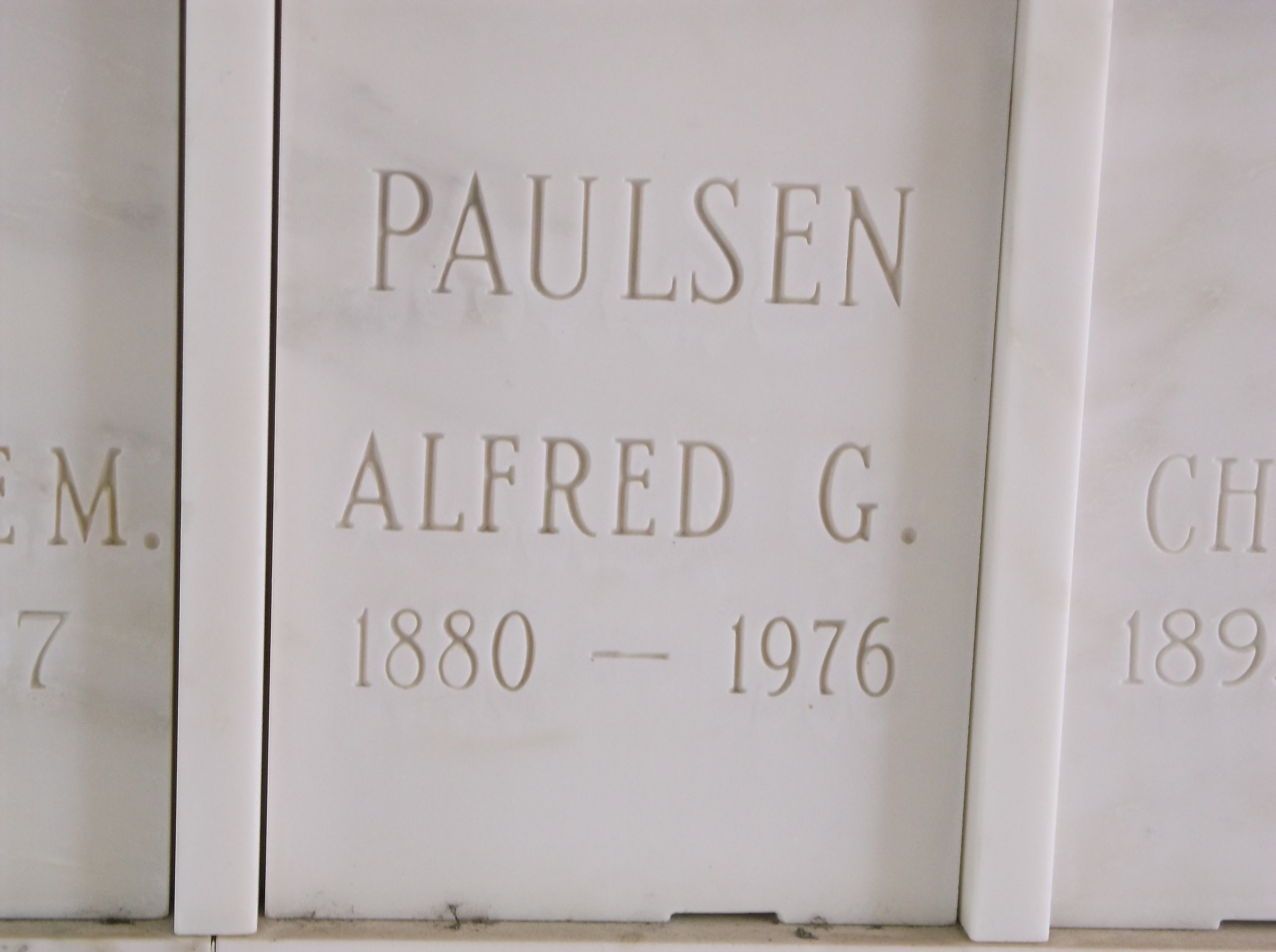 Alfred G Paulsen