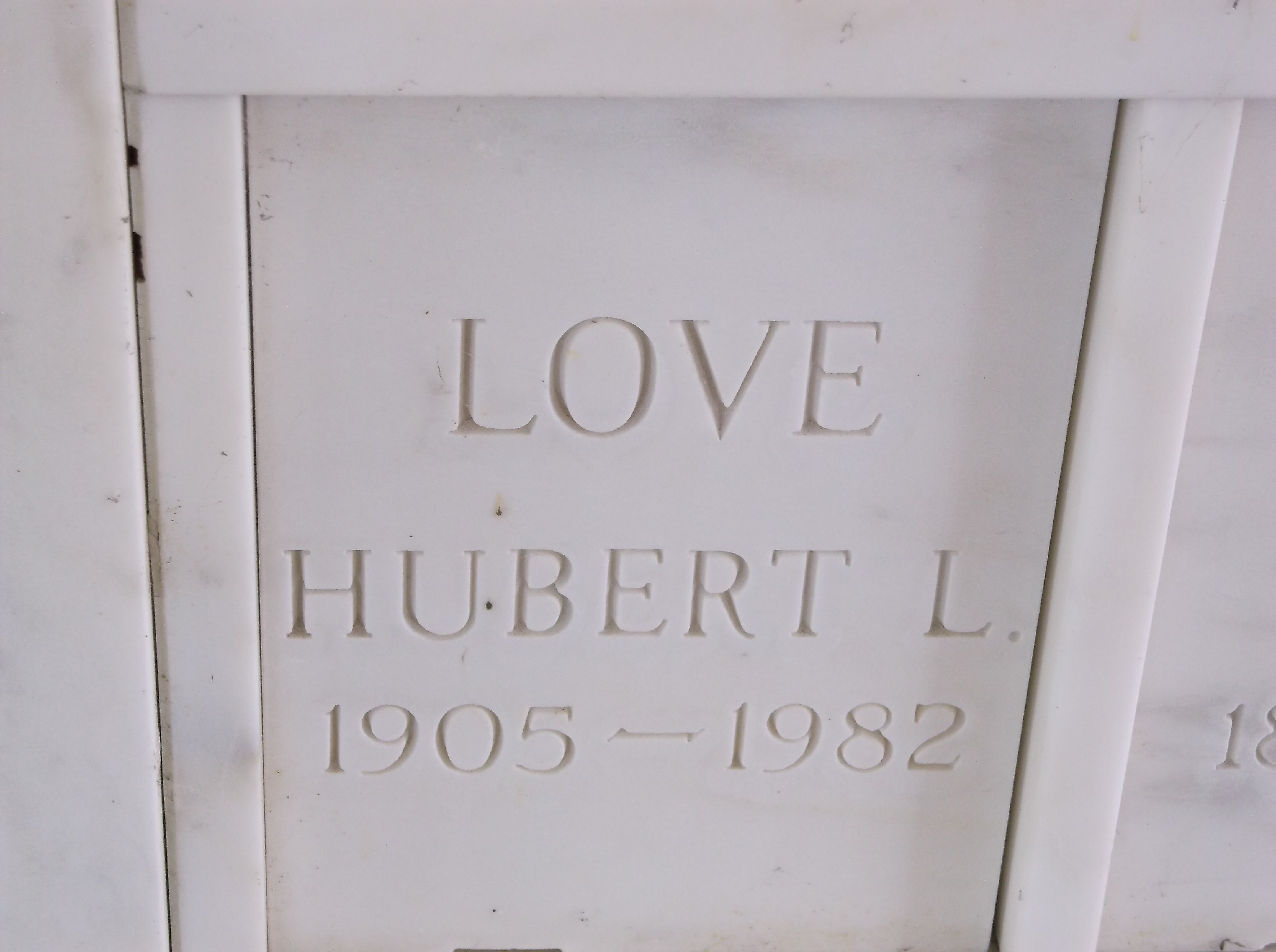 Hubert L Love