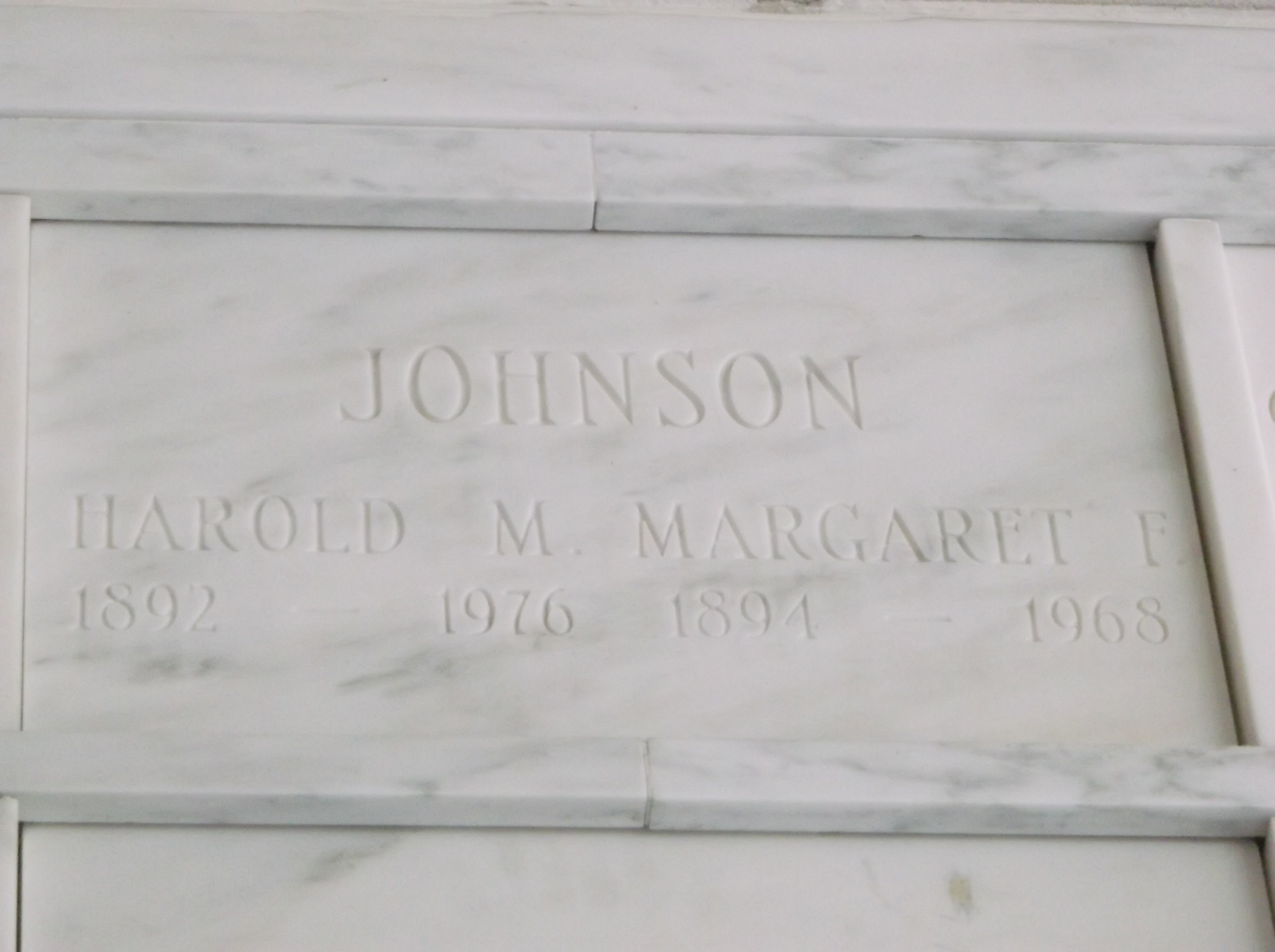 Harold M Johnson