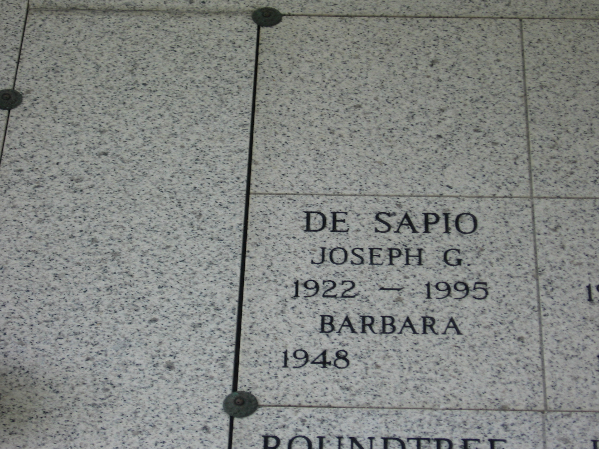 Joseph G DeSapio Joseph G DeSapio