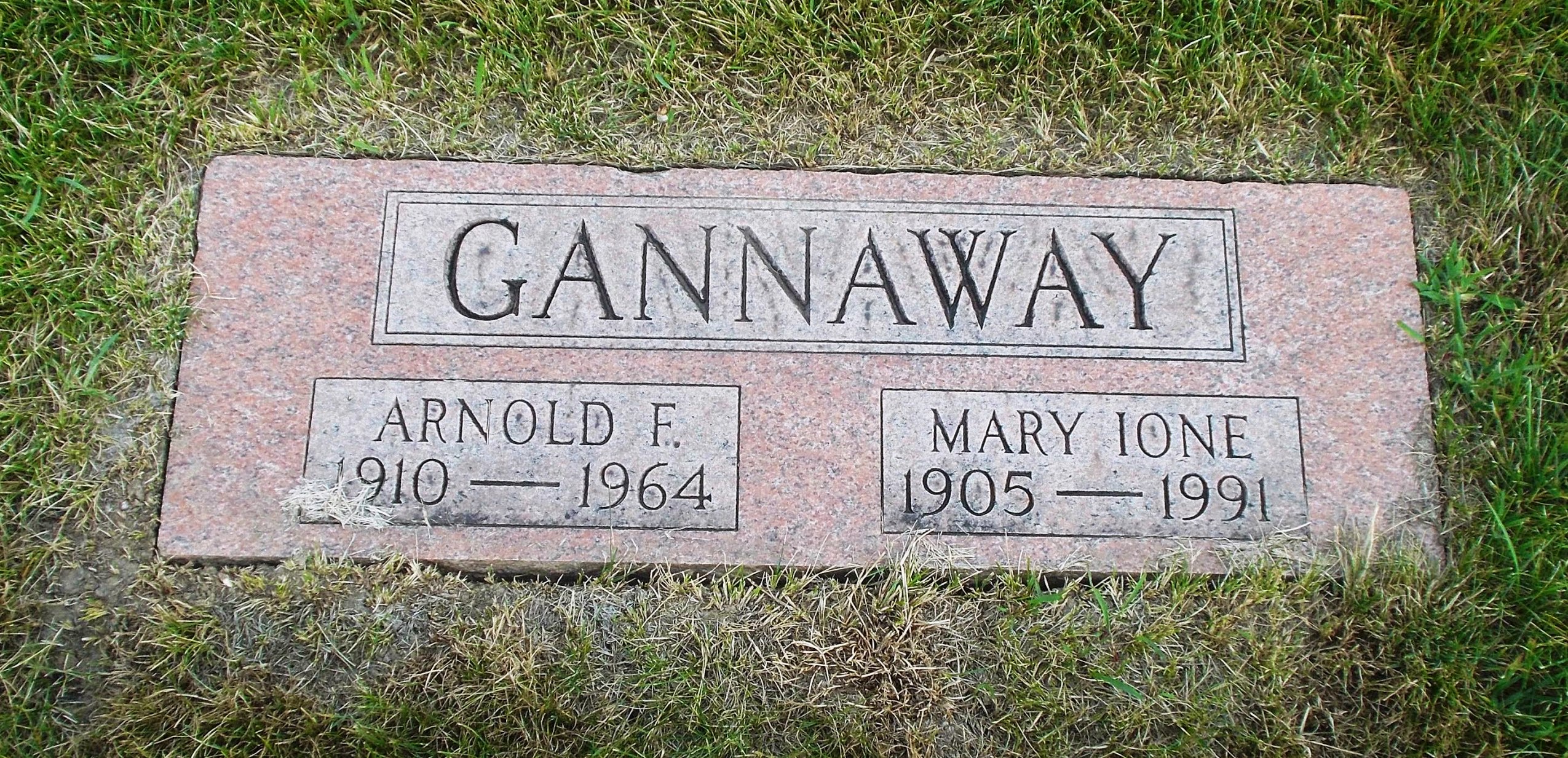 Arnold F Gannaway