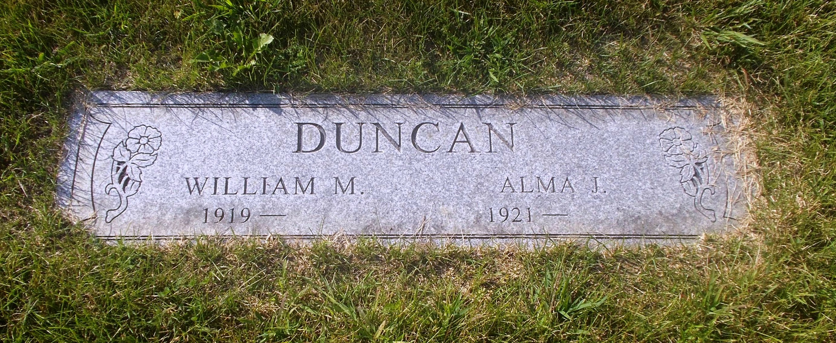 Alma J Duncan