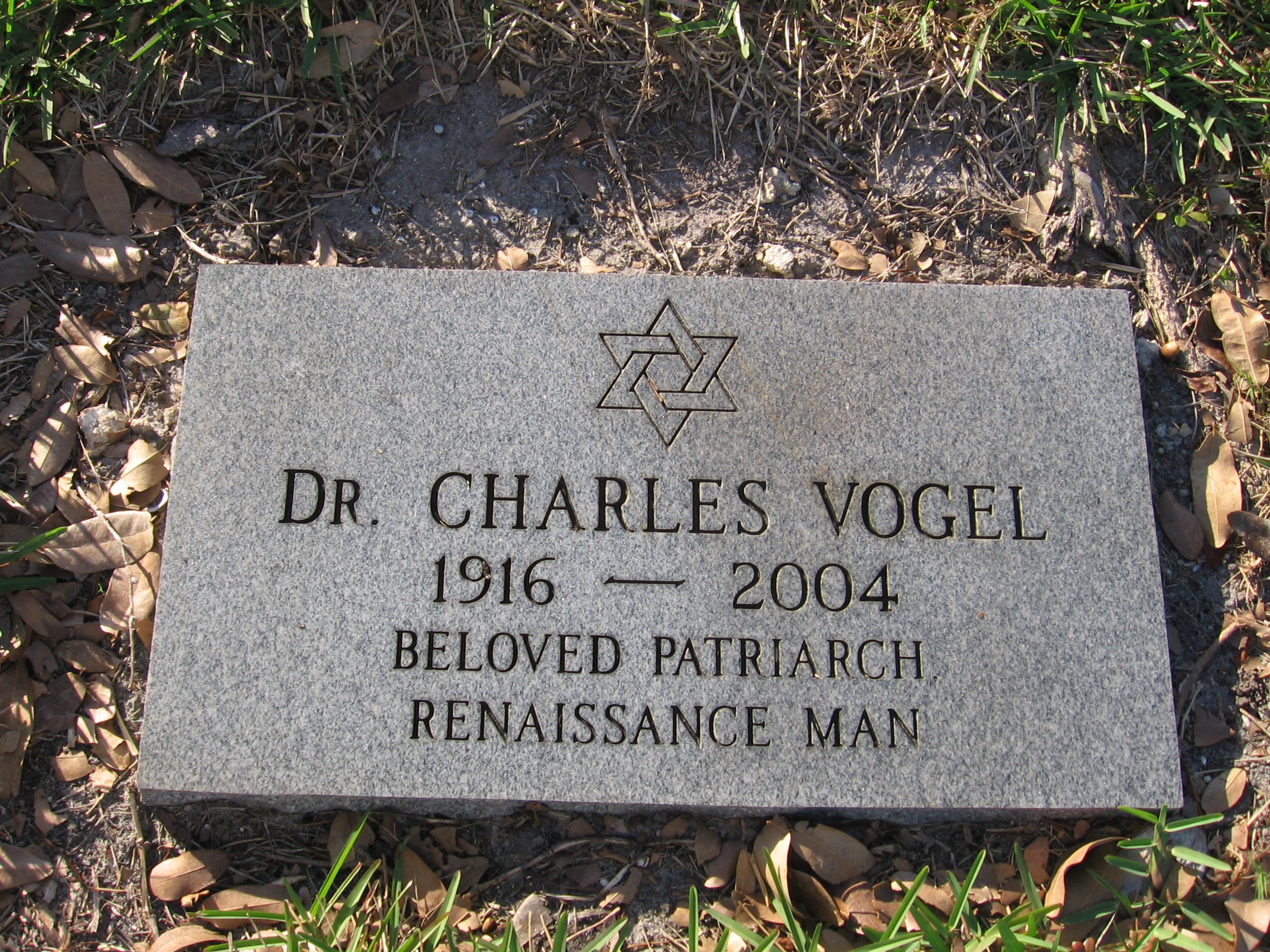 Dr Charles Vogel