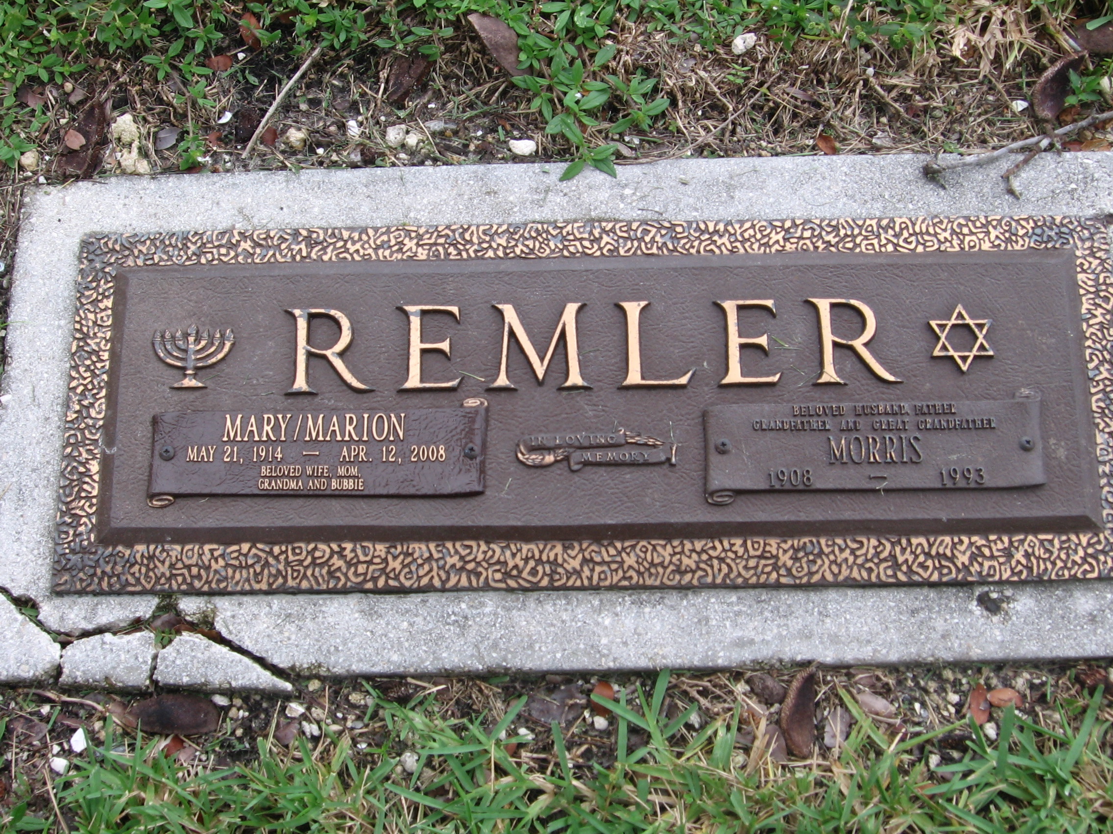 Mary Marion Remler Mary Marion Remler